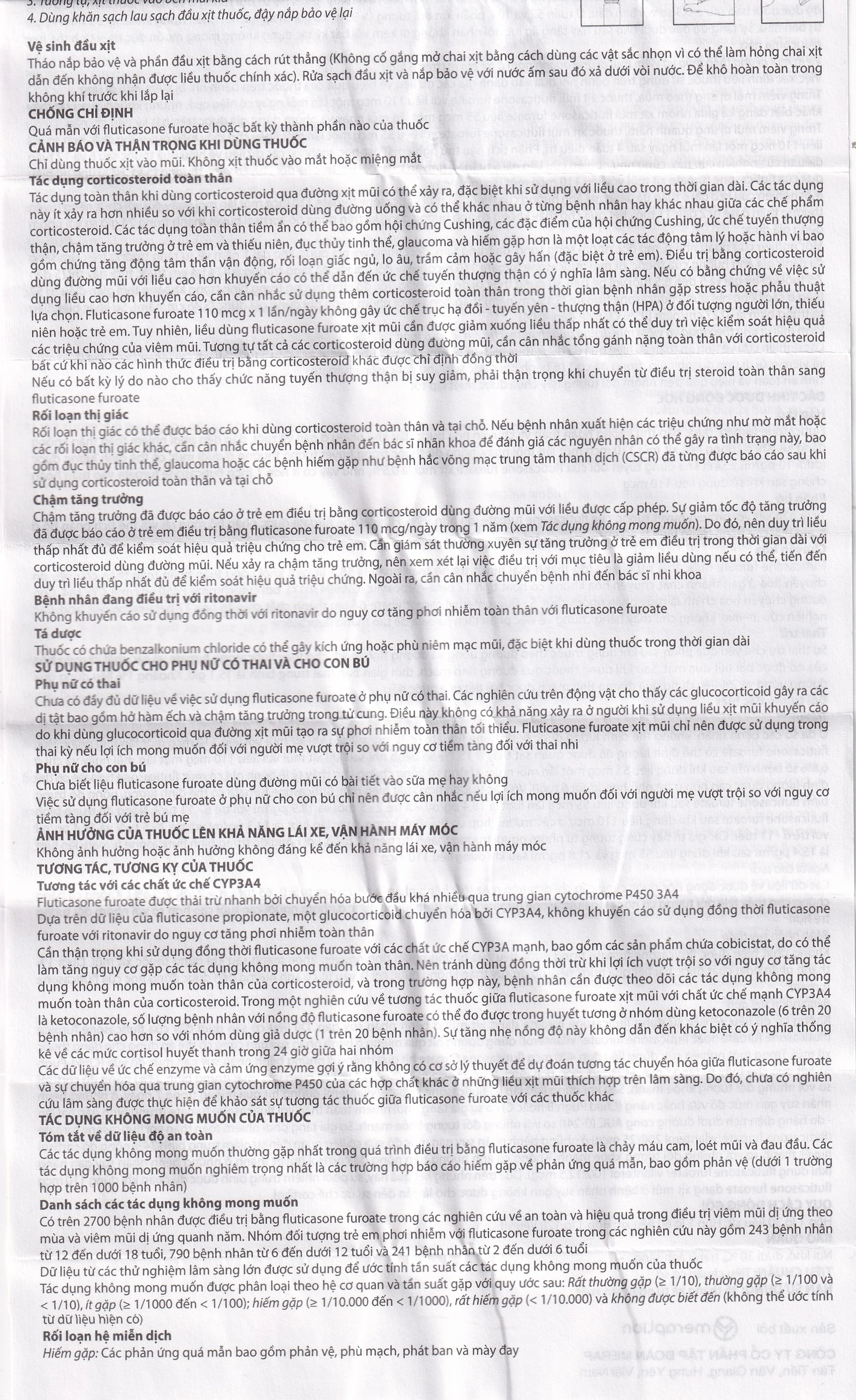 Thuốc xịt mũi Meseca Advanced Merap điều trị các triệu chứng chảy nước mũi, sung huyết mũi, ngứa mũi (60 liều)