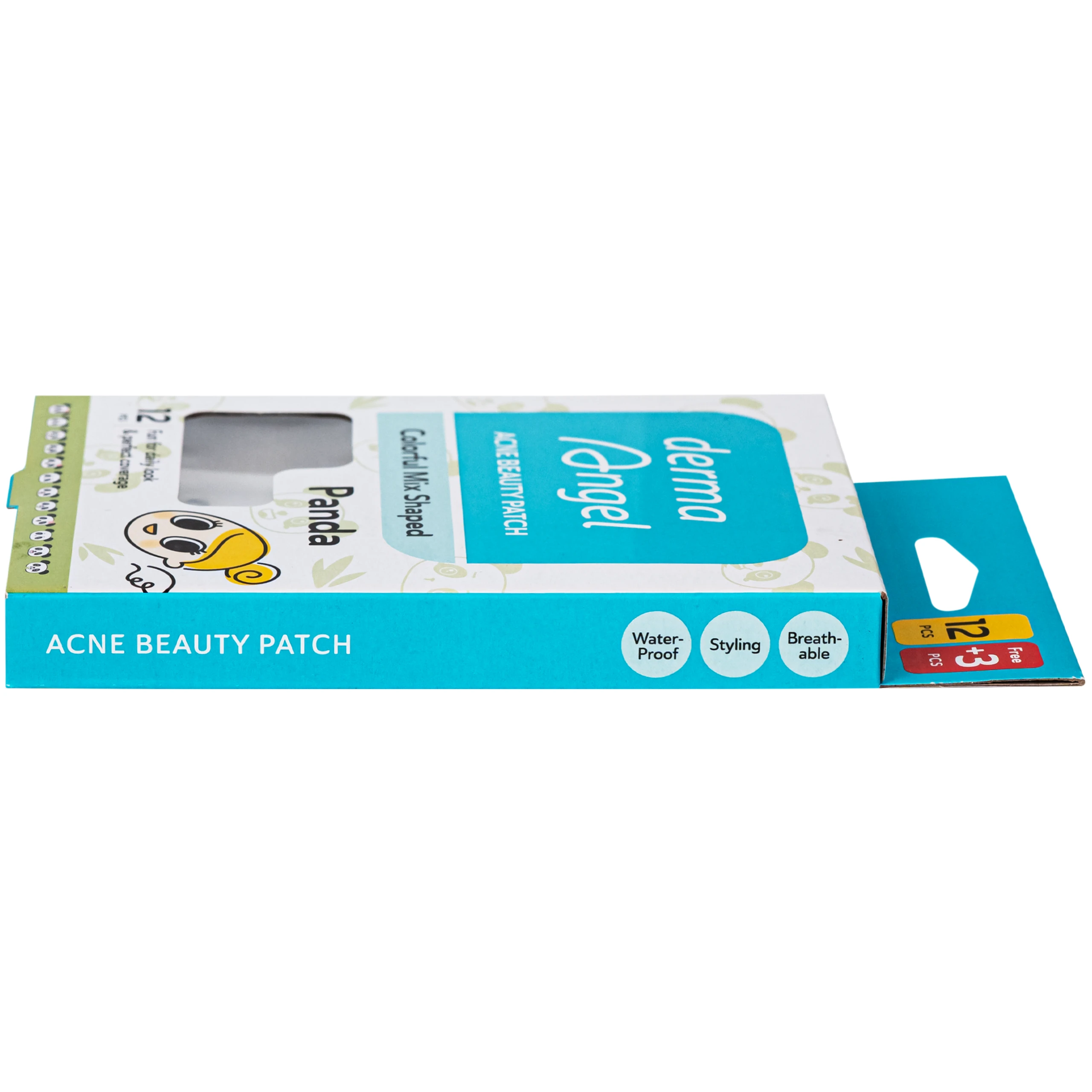 Miếng Dán Mụn Derma Angel Acne Beauty Patch Hình Gấu Panda 12+3 Miếng 4