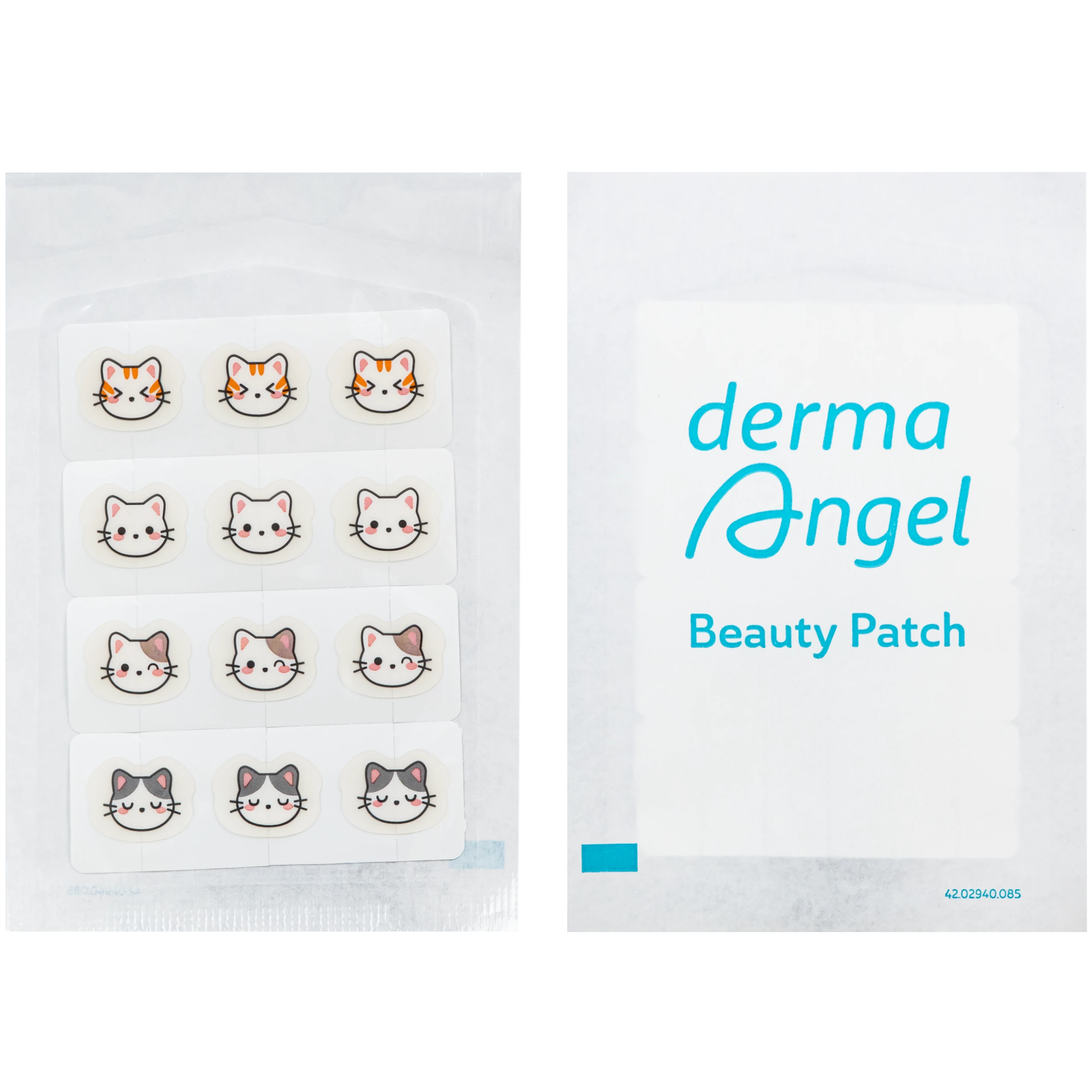 Miếng Dán Mụn Derma Angel Acne Beauty Patch Hình Kitties 12+3 Miếng 3