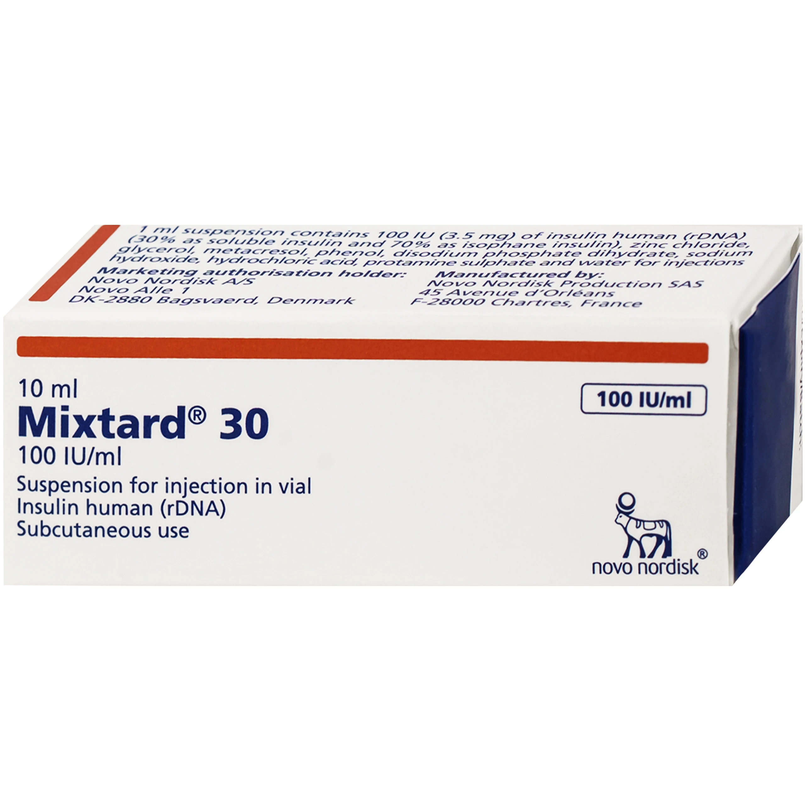 Hỗn dịch tiêm Mixtard 30 Novo Nordisk điều trị bệnh đái tháo đường (10ml) 2