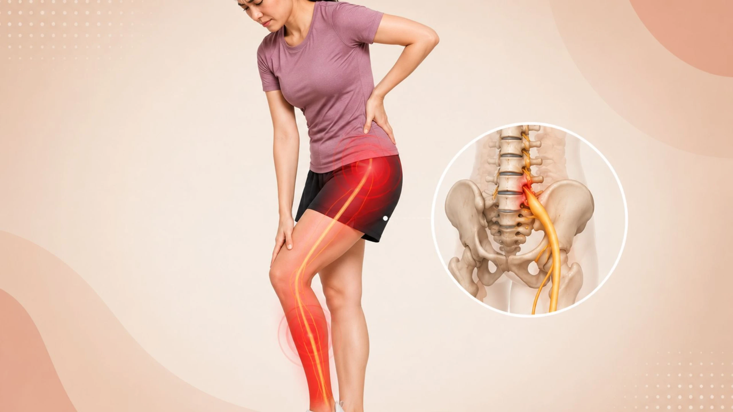 Một số nguyên nhân bị đau nhức từ mông xuống bắp chân trái là gì?