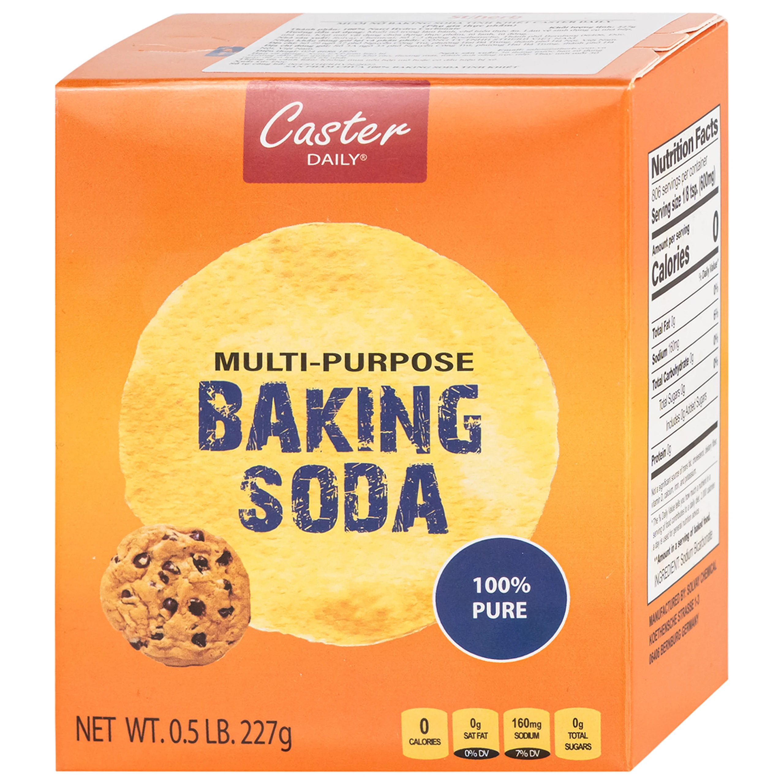 Muối nở baking soda tinh khiết Caster daily (227g) 1