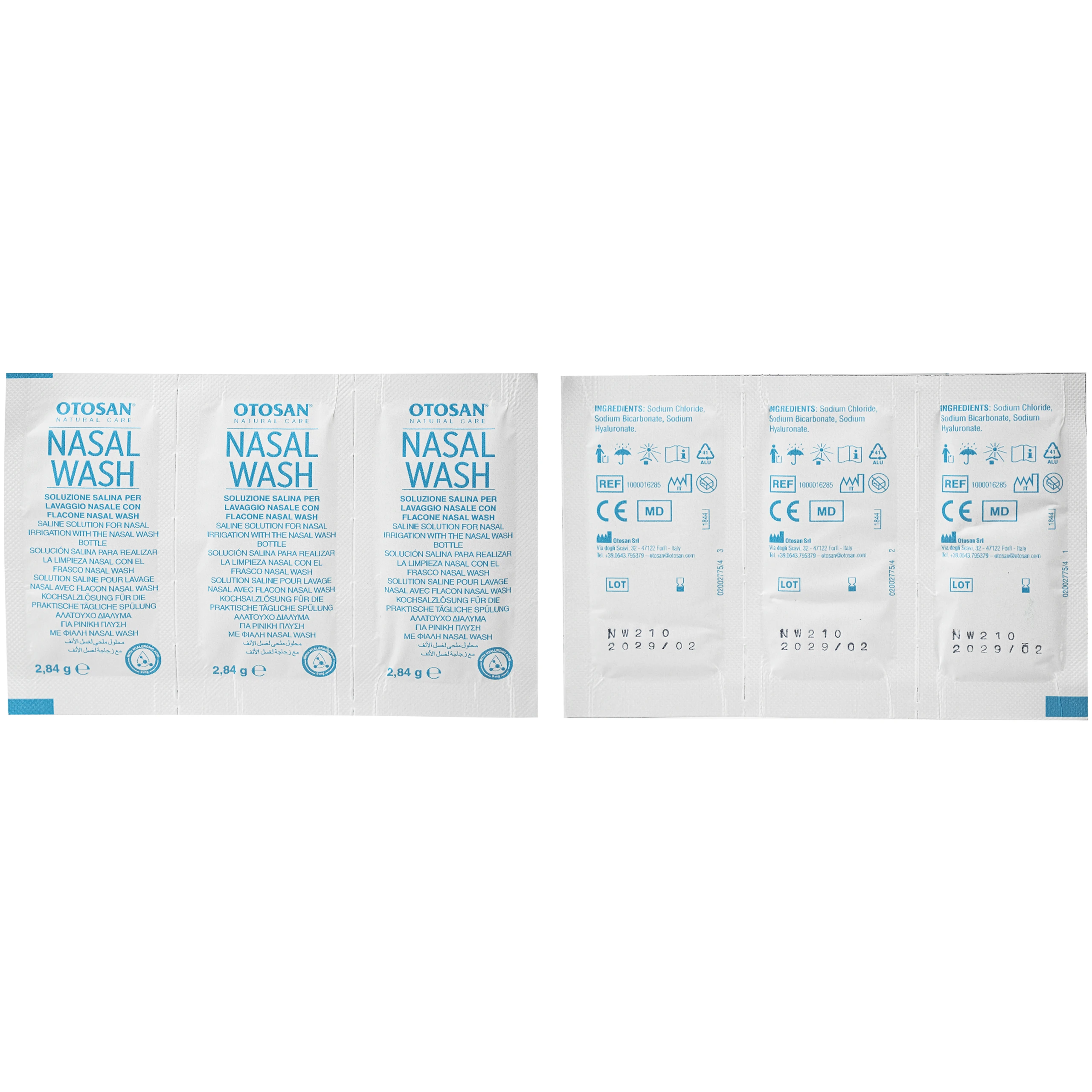 Muối rửa mũi xoang Otosan Nasal Wash (30 gói không kèm bình) làm sạch sâu, ngừa viêm xoang, viêm mũi 8