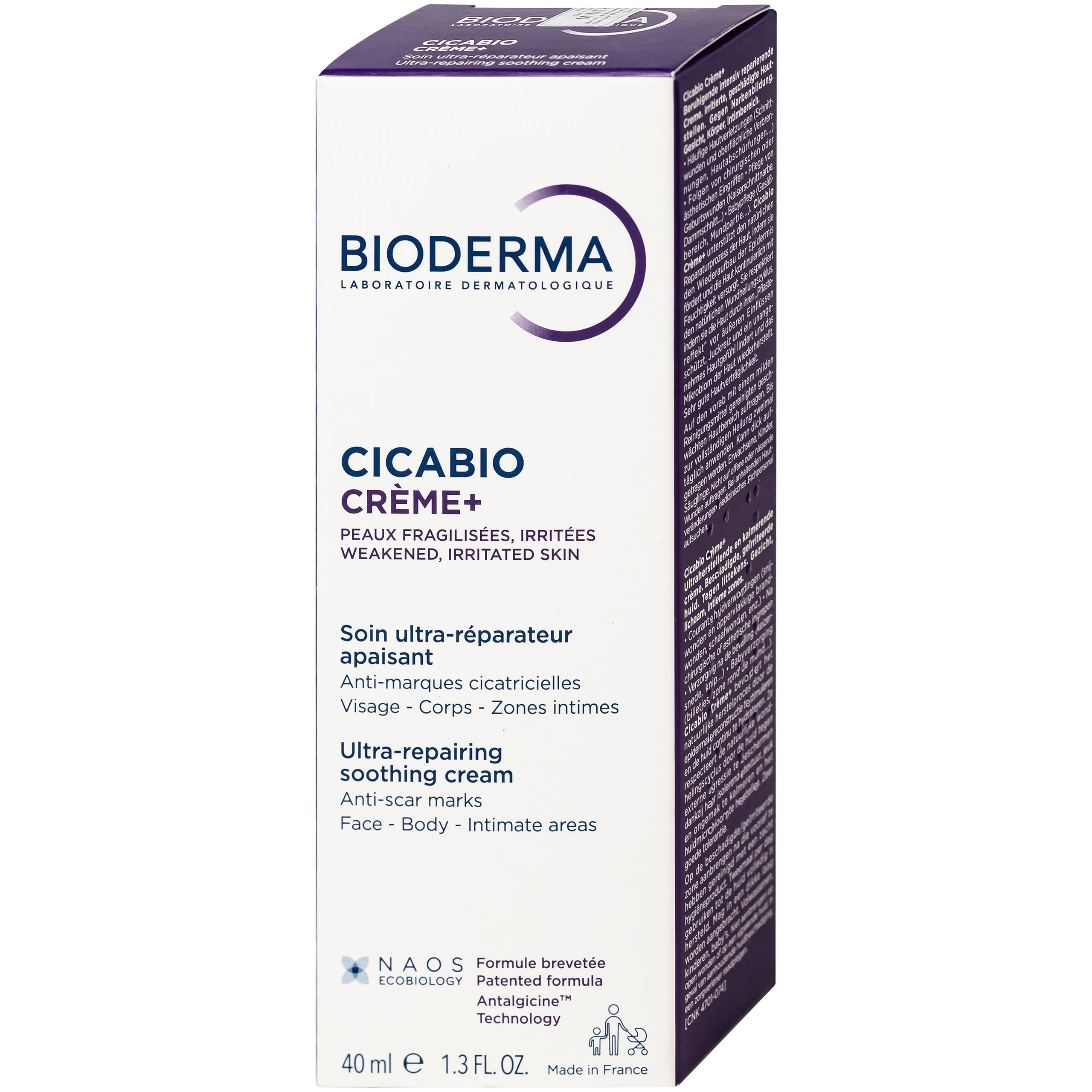 Kem dưỡng Bioderma Cicabio Crème+ giúp phục hồi da tổn thương, hỗ trợ làm mờ sẹo (40ml) 2