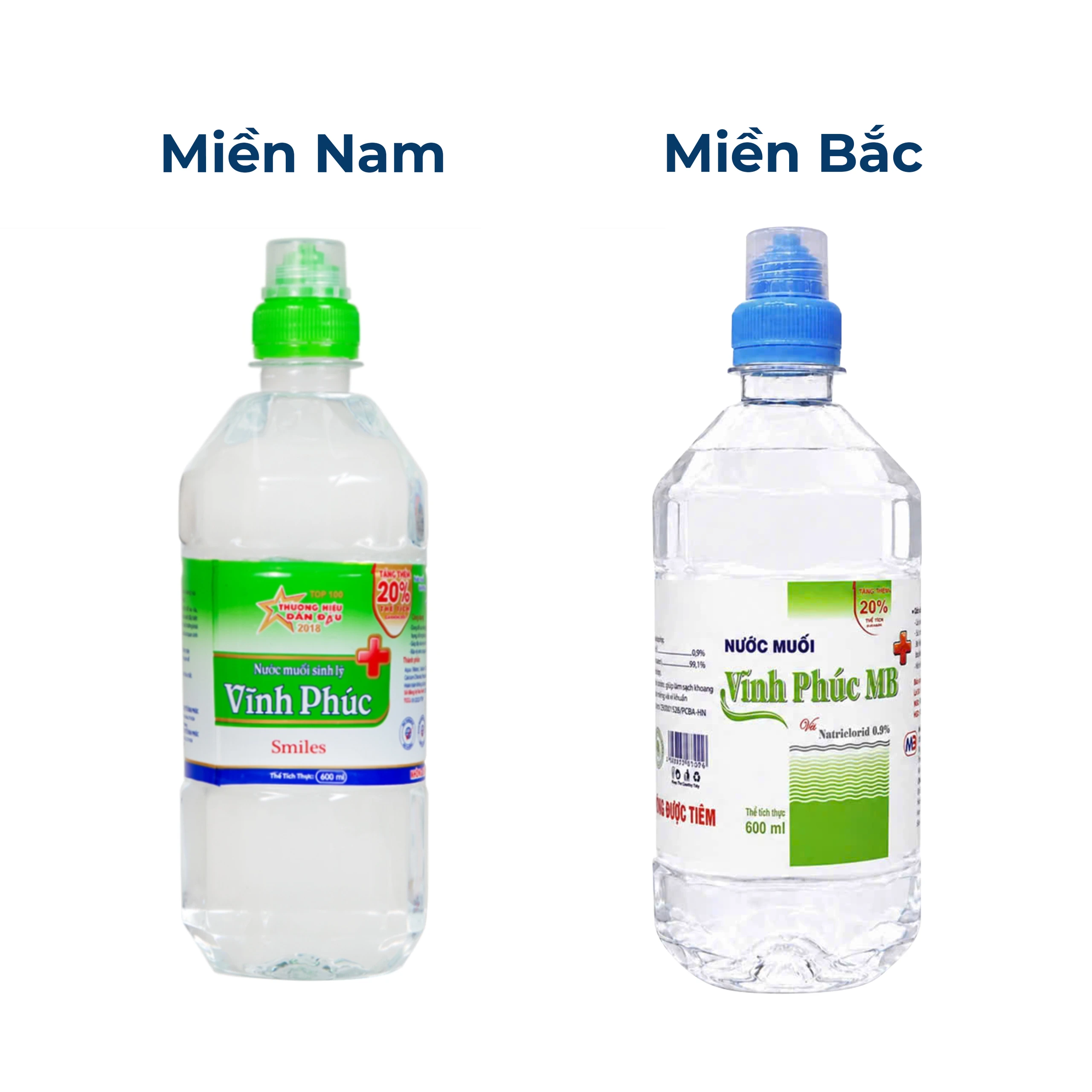 Nước muối Vĩnh Phúc Smiles 600ml natri clorid 0.9 giúp làm sạch răng, khử mùi hôi miệng 2