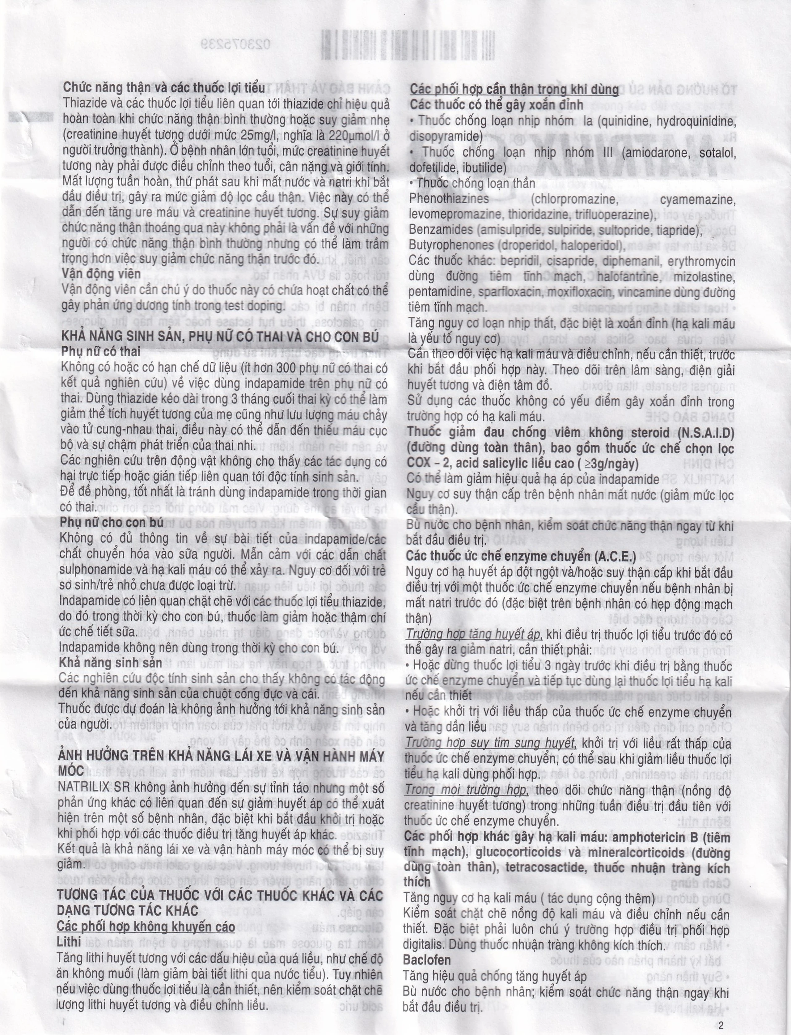 Viên nén Natrilix SR Servier điều trị tăng huyết áp nguyên phát (3 vỉ x 10 viên)