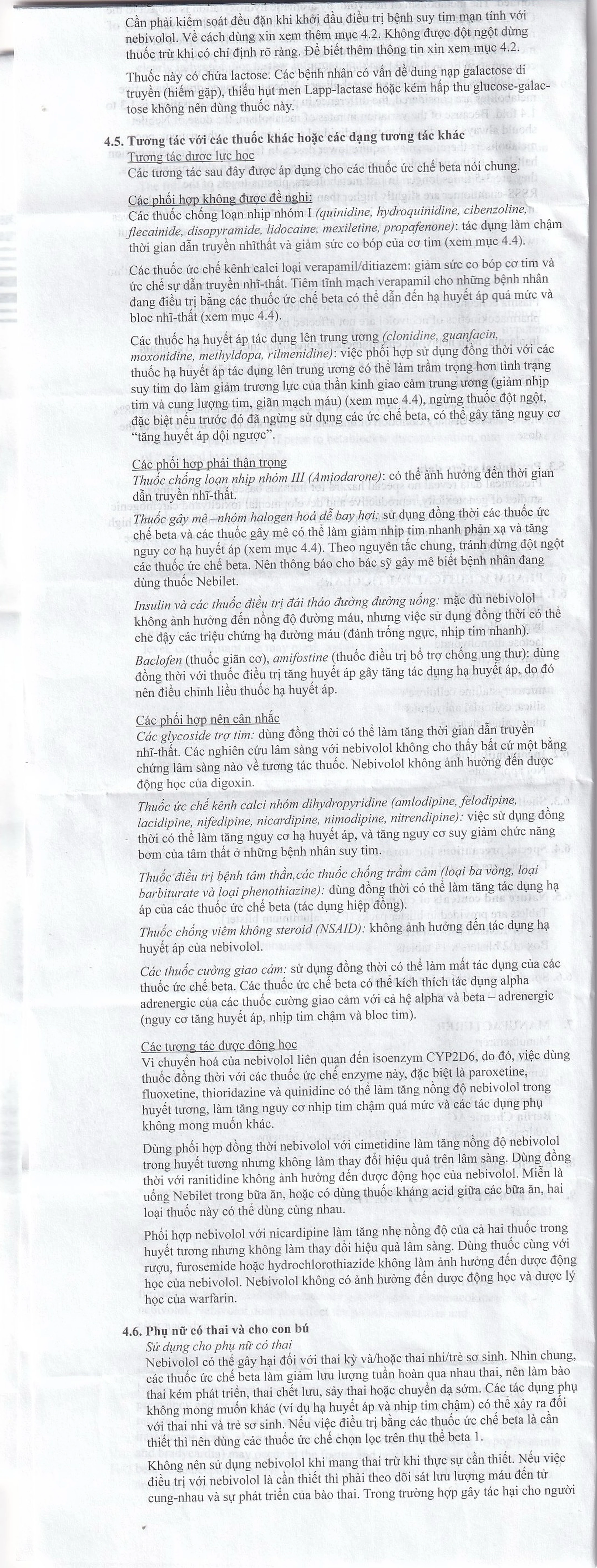 Thuốc Nebilet Nebivolol 5mg Menarini điều trị tăng huyết áp và suy tim mạn tính (2 vỉ x 14 viên)