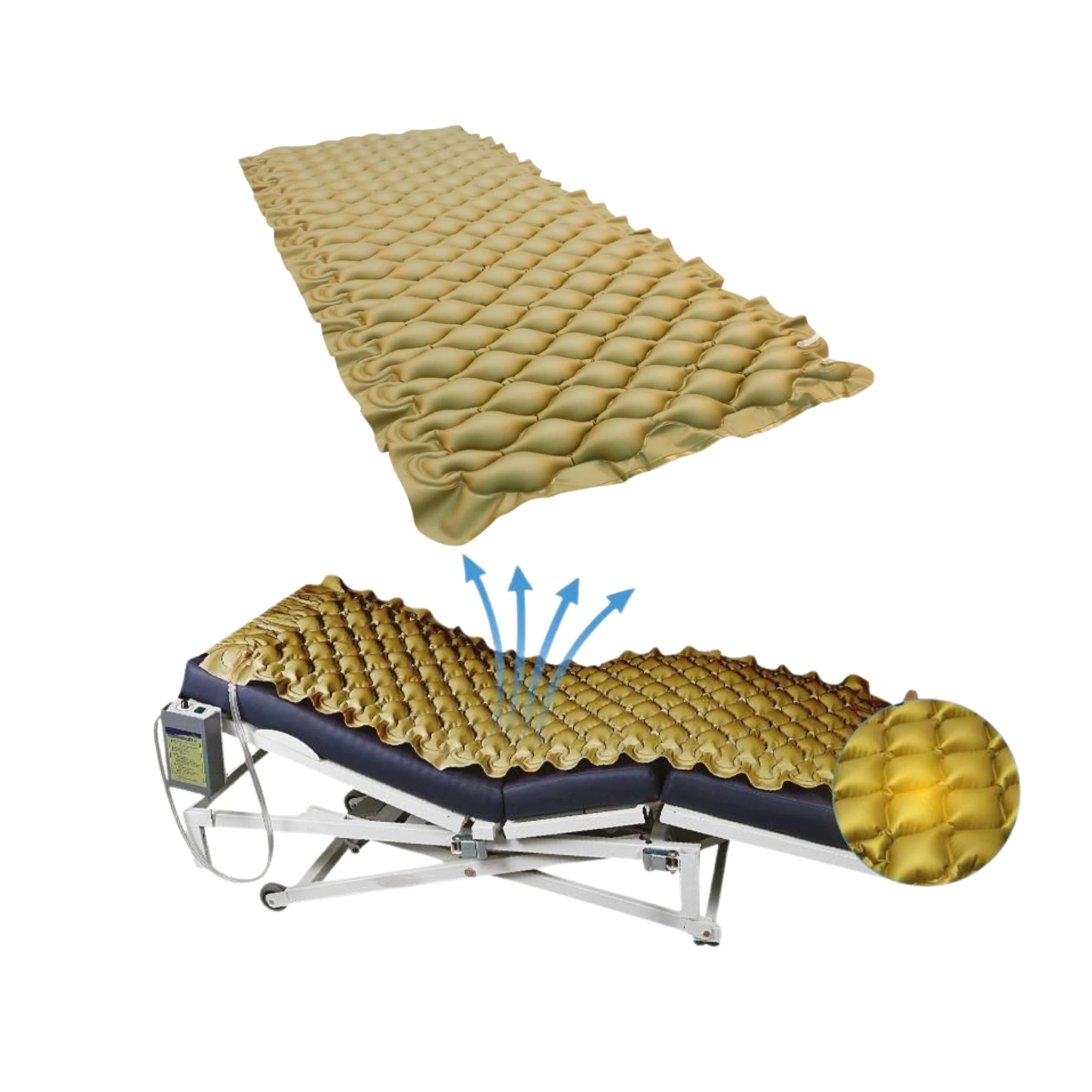 Nệm chống loét  YH Medical Model 0103A (Hàn Quốc) giúp ngăn ngừa và hỗ trợ điều trị loét do tì đè