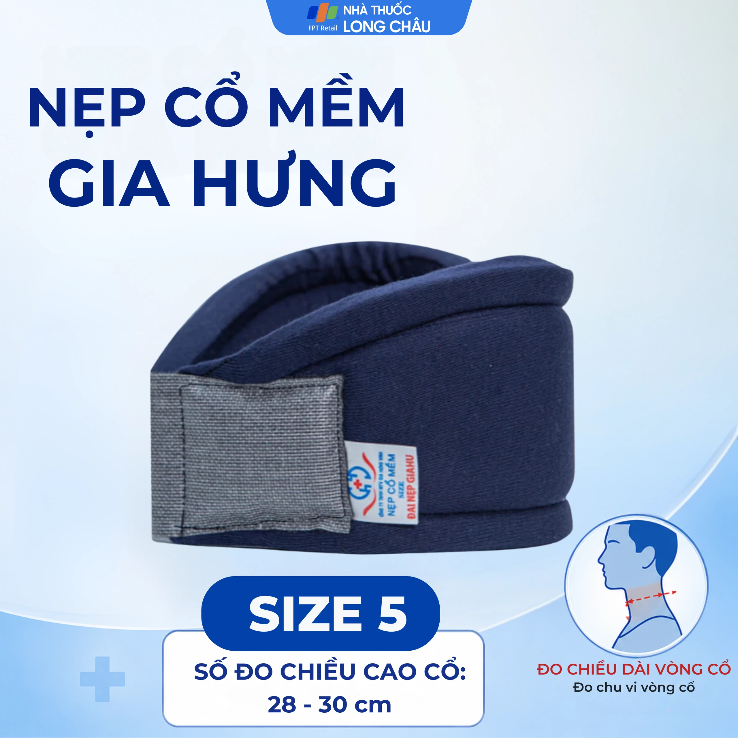 Nẹp cổ mềm size 5 Gia Hưng 3