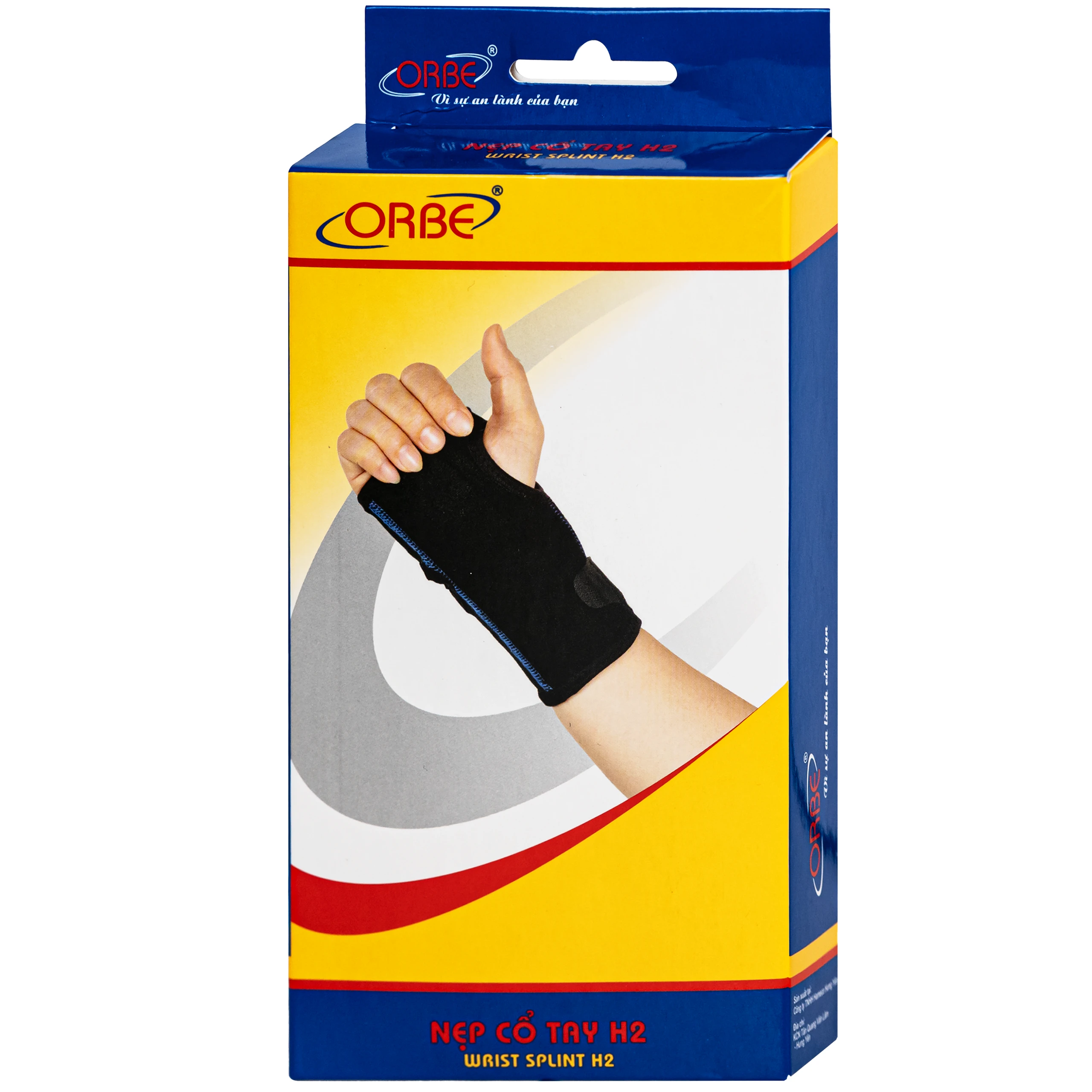 Nẹp cổ tay Wrist Splint H2 Orbe universal 1