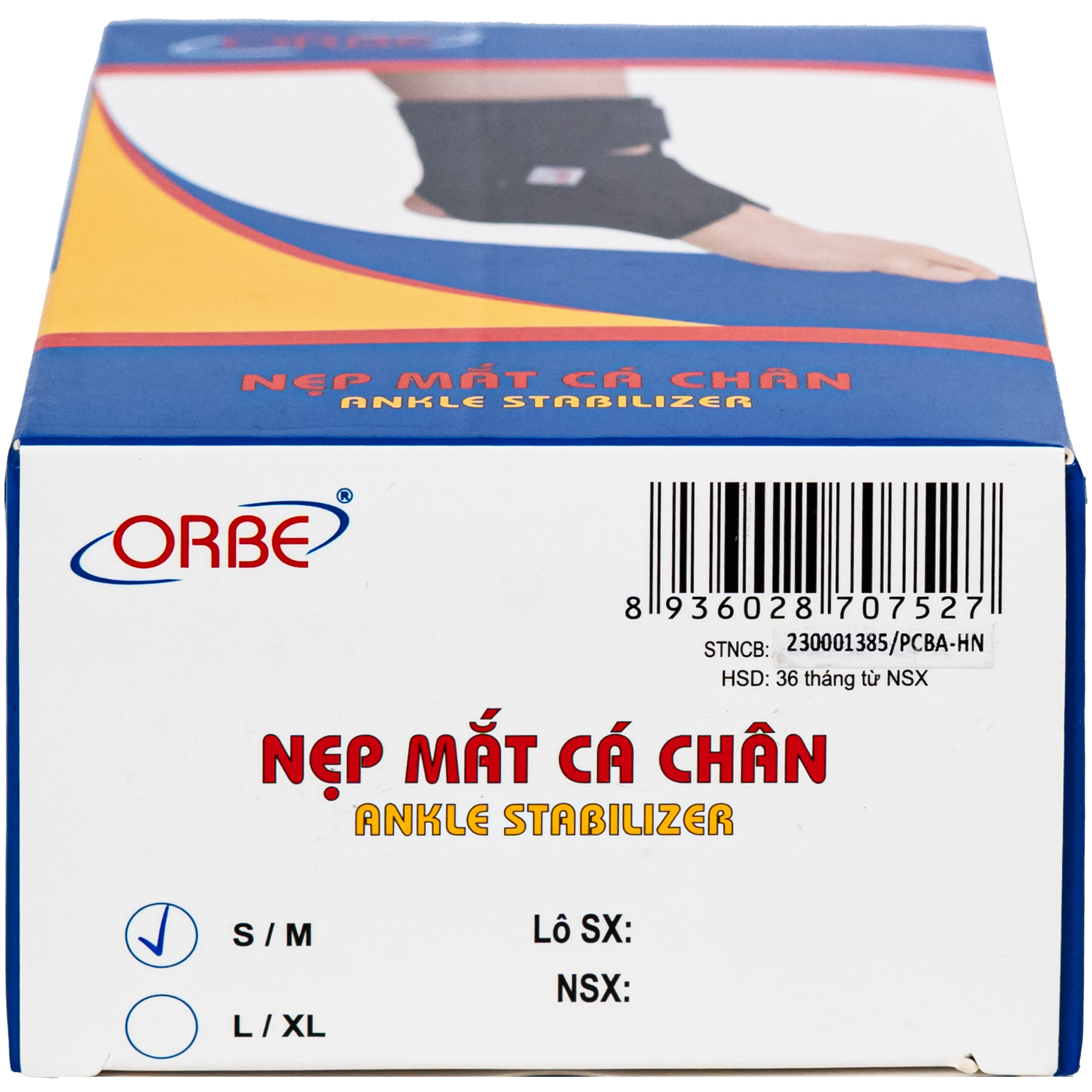 Nẹp mắt cá chân Ankle Stabilizer Orbe size S/M 6