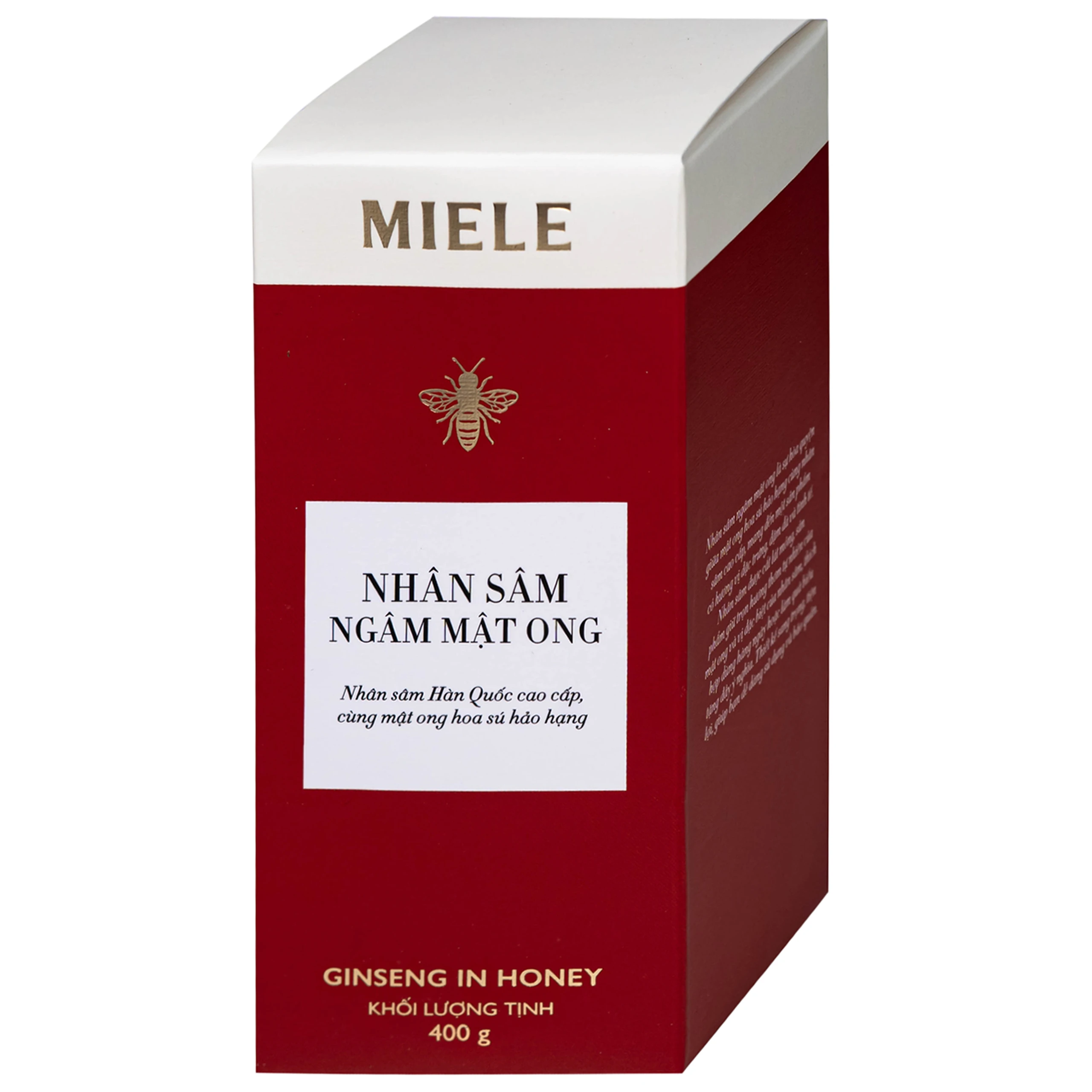 Nhân sâm ngâm mật ong Miele (400g)