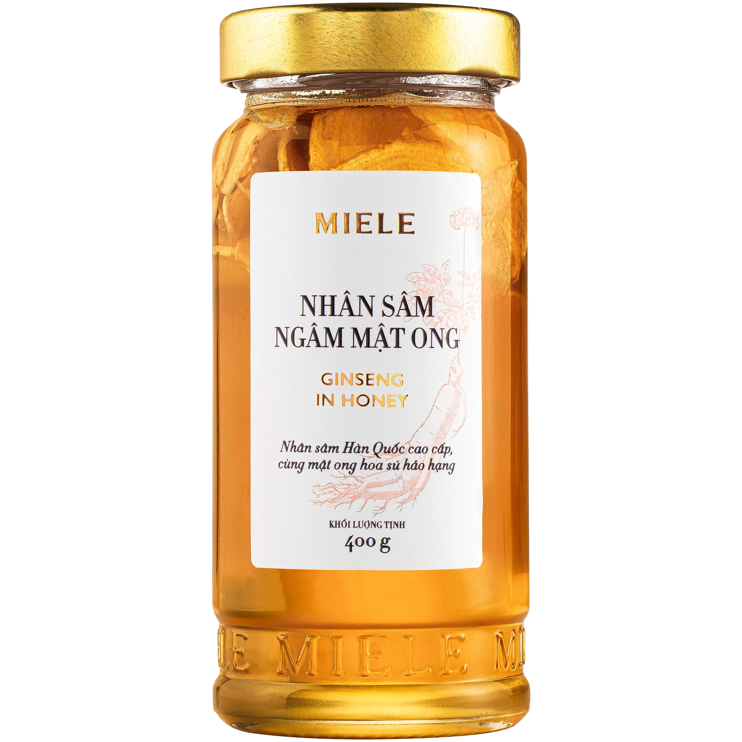 Nhân sâm ngâm mật ong Miele (400g) 2
