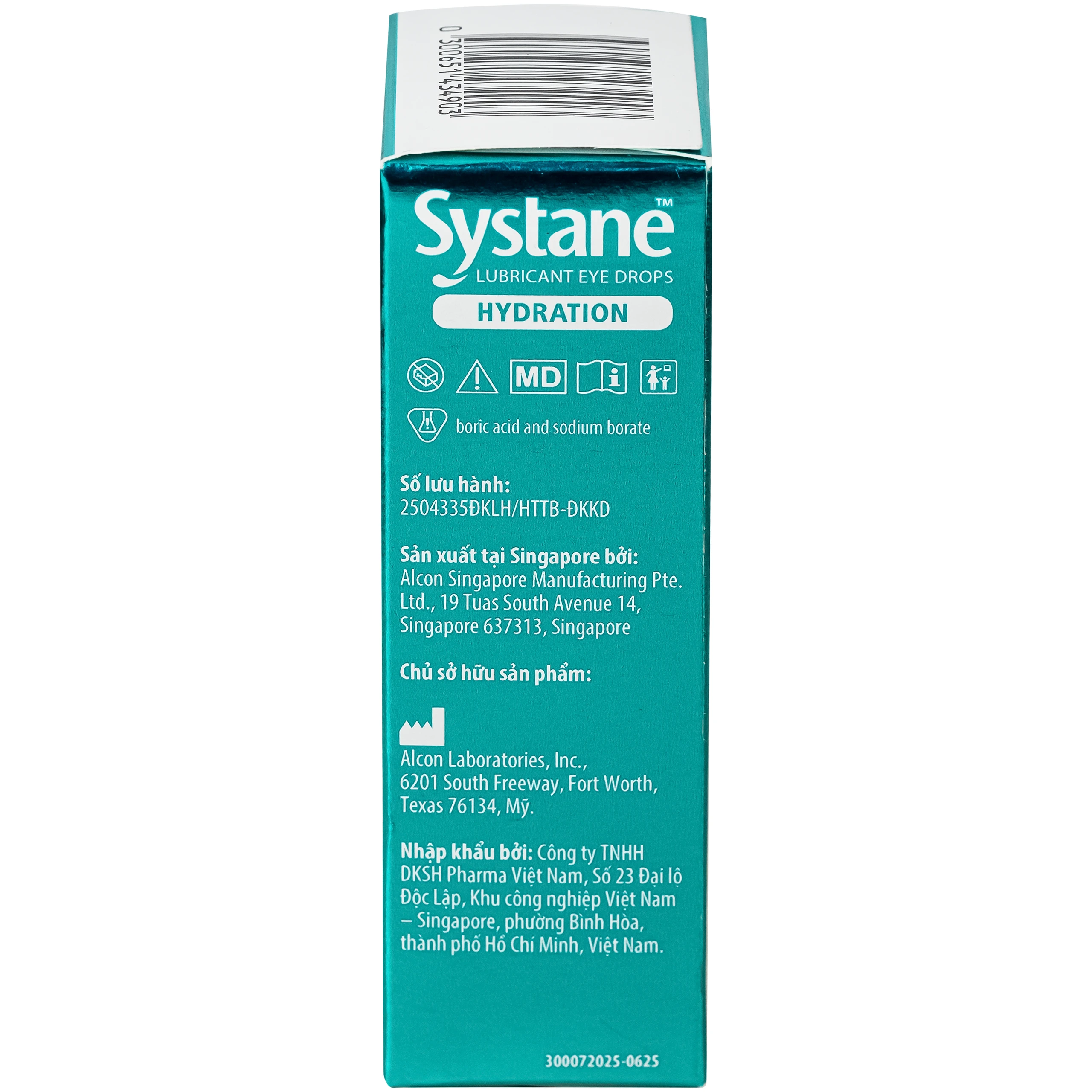 Nhỏ Mắt Systane Hydration Alcon 10ml Giảm Khô Mắt Lâu Dài, Tăng Cường Cấp Ẩm, Phục Hồi Tế Bào Tổn Thương Trên Nhãn Cầu Sau Phẫu Thuật 8