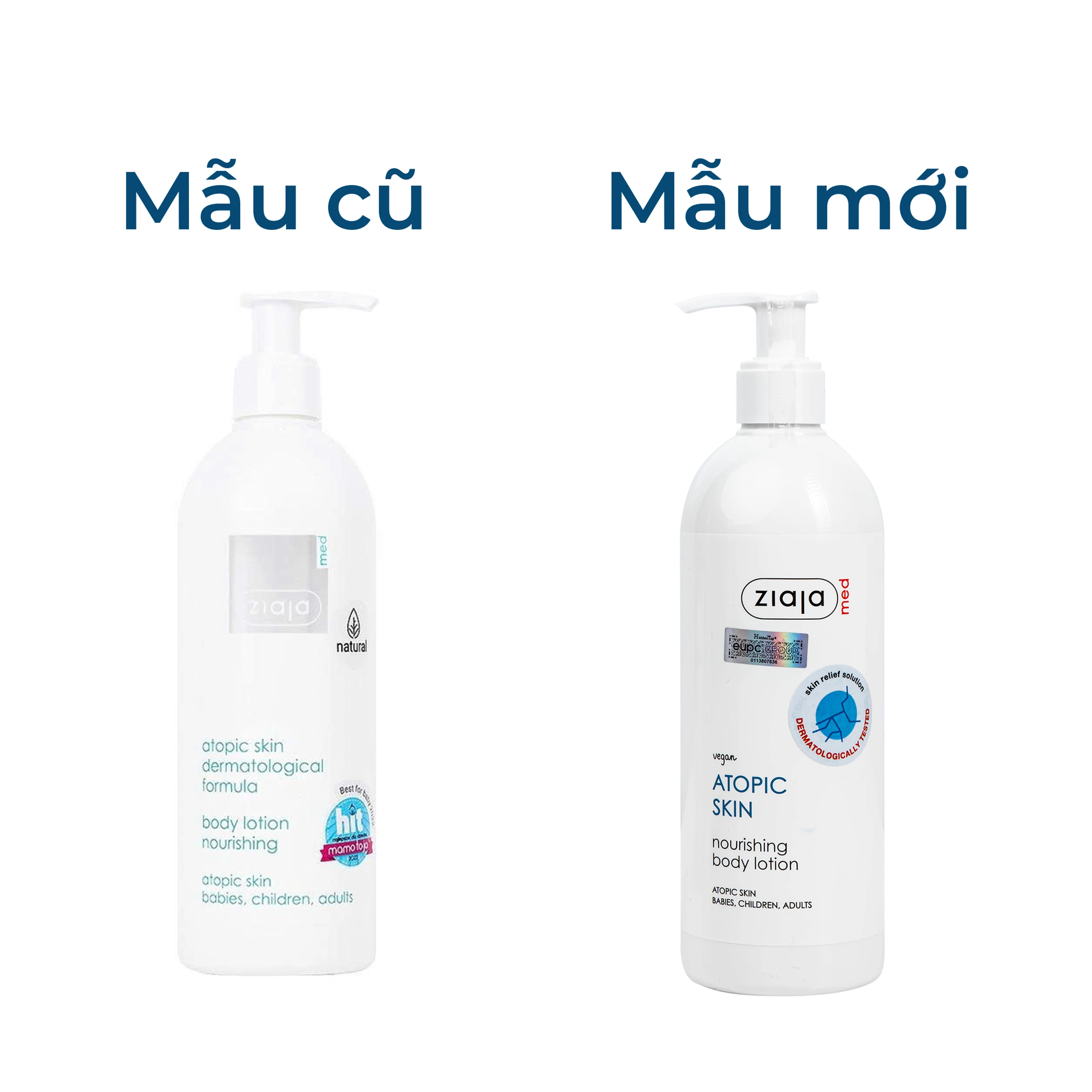 Nhũ tương dưỡng ẩm, làm mềm da Ziaja 1% urê Baniphar 400ml 3