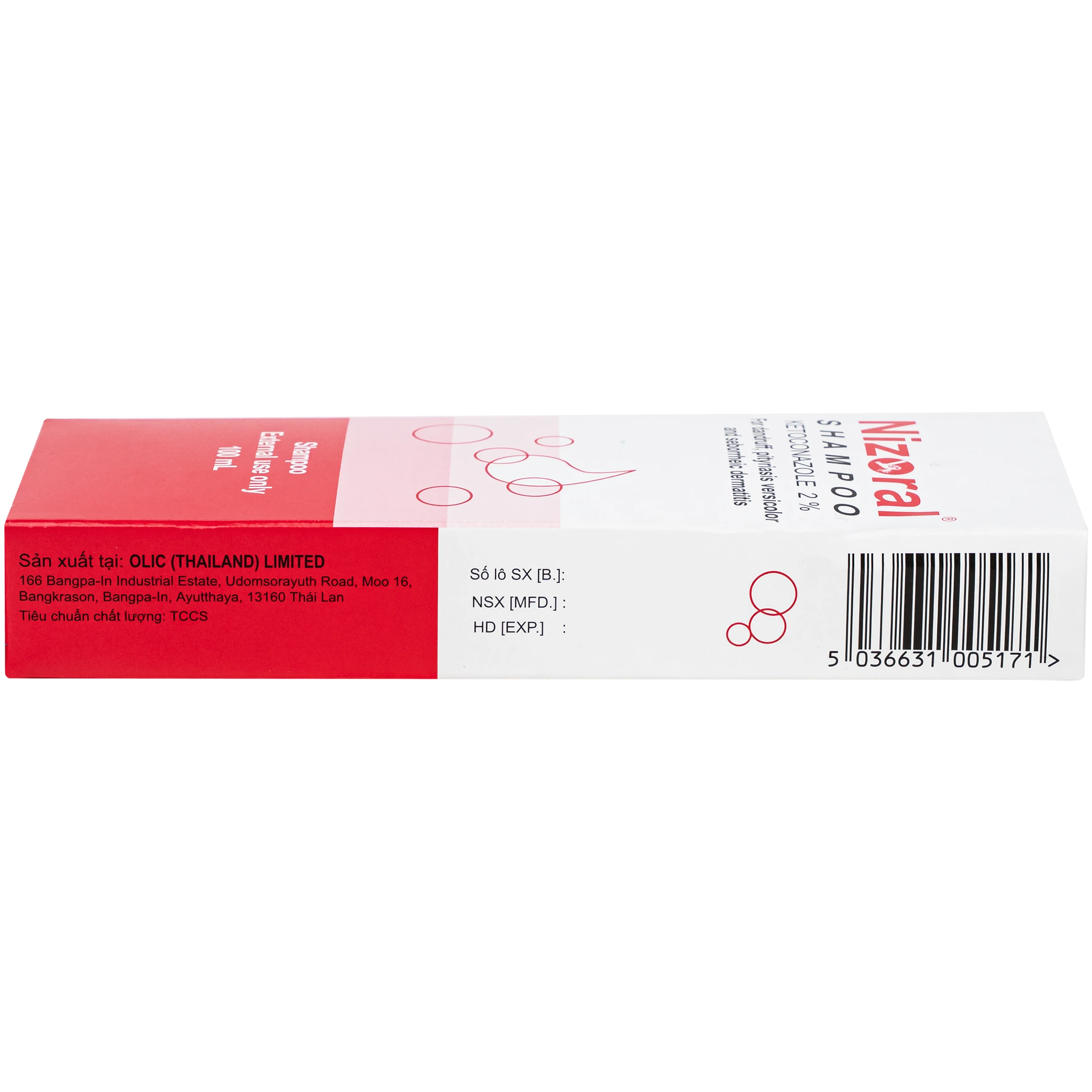 Dầu gội đầu Nizoral Shampoo Janssen điều trị và dự phòng gàu, lang ben và viêm da tiết bã (100ml) 5