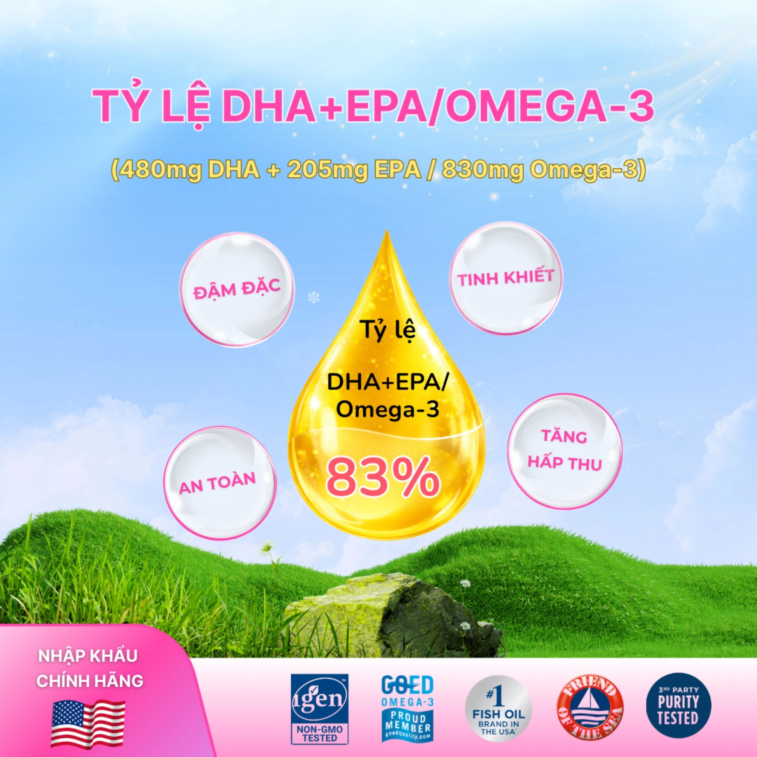 Viên uống cho phụ nữ mang thai và cho con bú Nordic Naturals Prenatal DHA (90 viên)