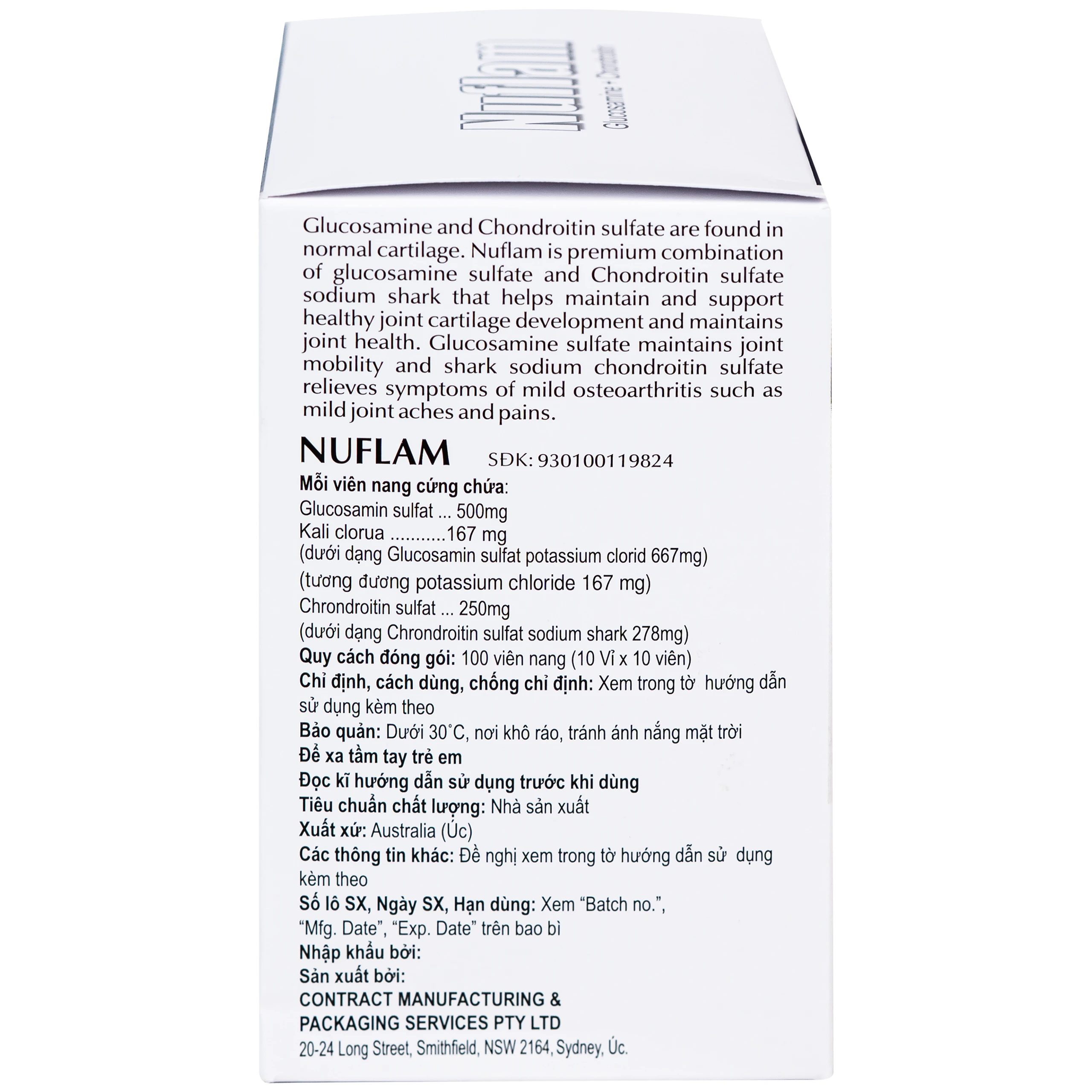 Thuốc Nuflam Zifam giúp giảm triệu chứng của thoái hóa khớp thể nhẹ (10 vỉ x 10 viên) 3