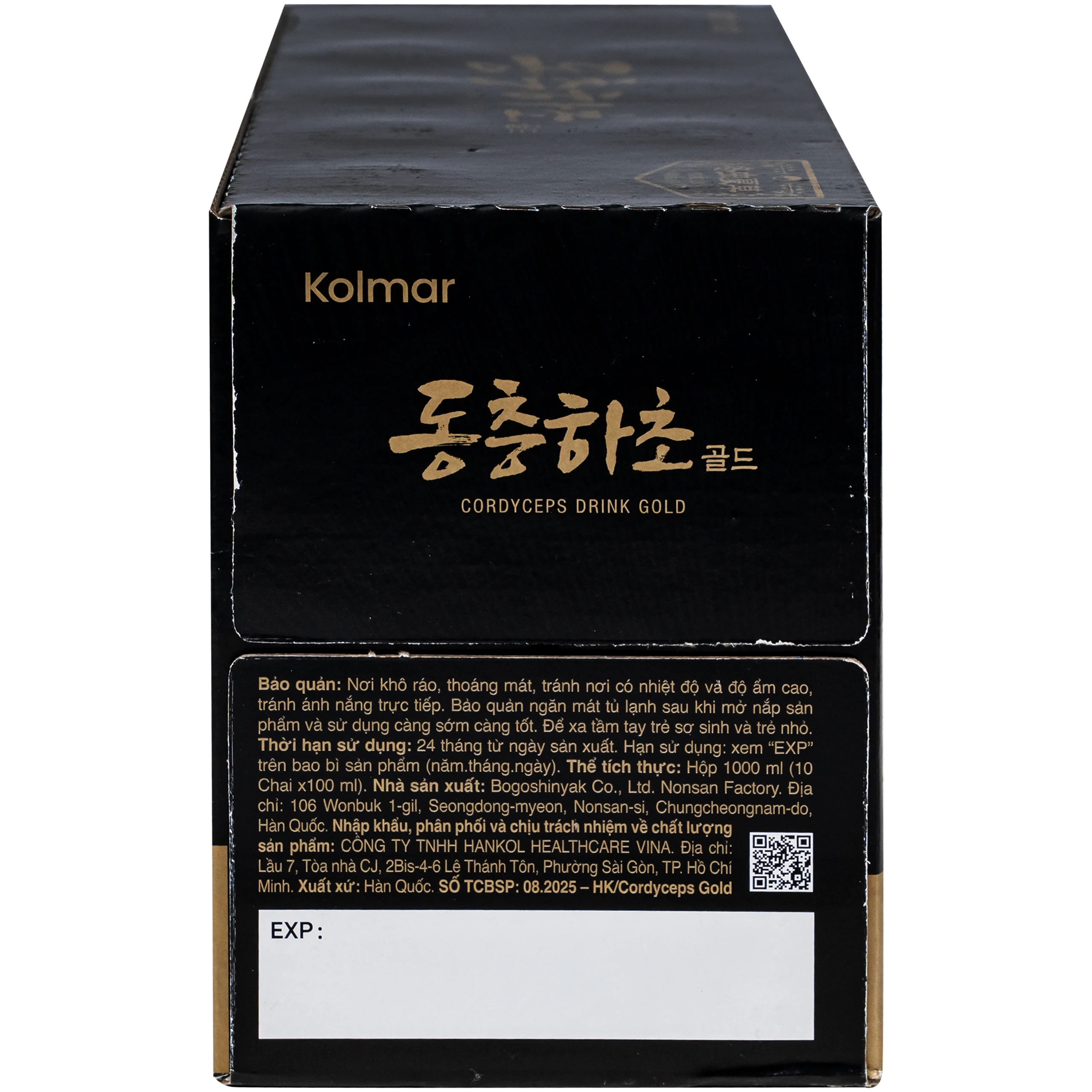 Nước Đông Trùng Hạ Thảo Gold Kolmar 10 chai x 100ml 7
