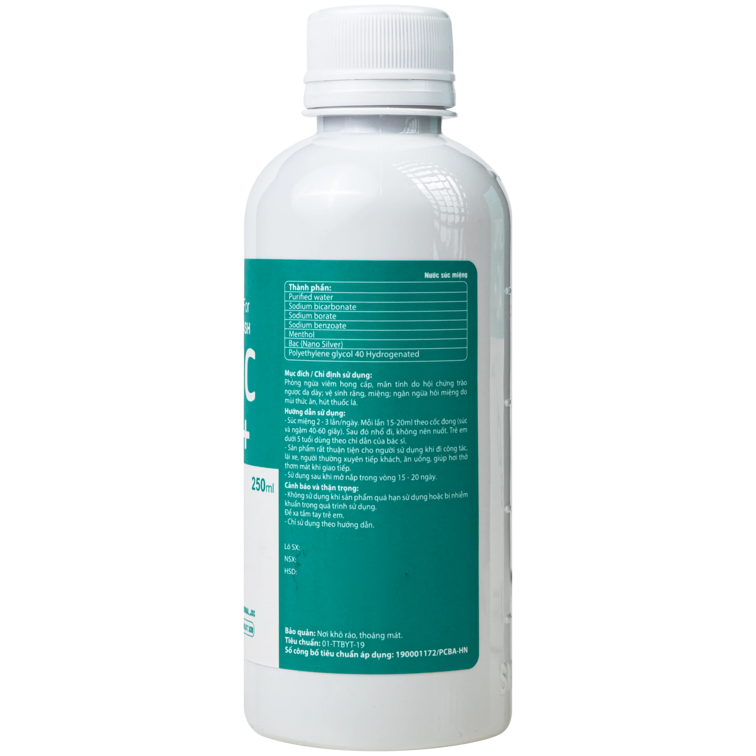 Nước Súc Miệng SMC AG+ sát khuẩn răng miệng, khử mùi hôi, hỗ trợ phòng chống viêm lợi (250ml) 5