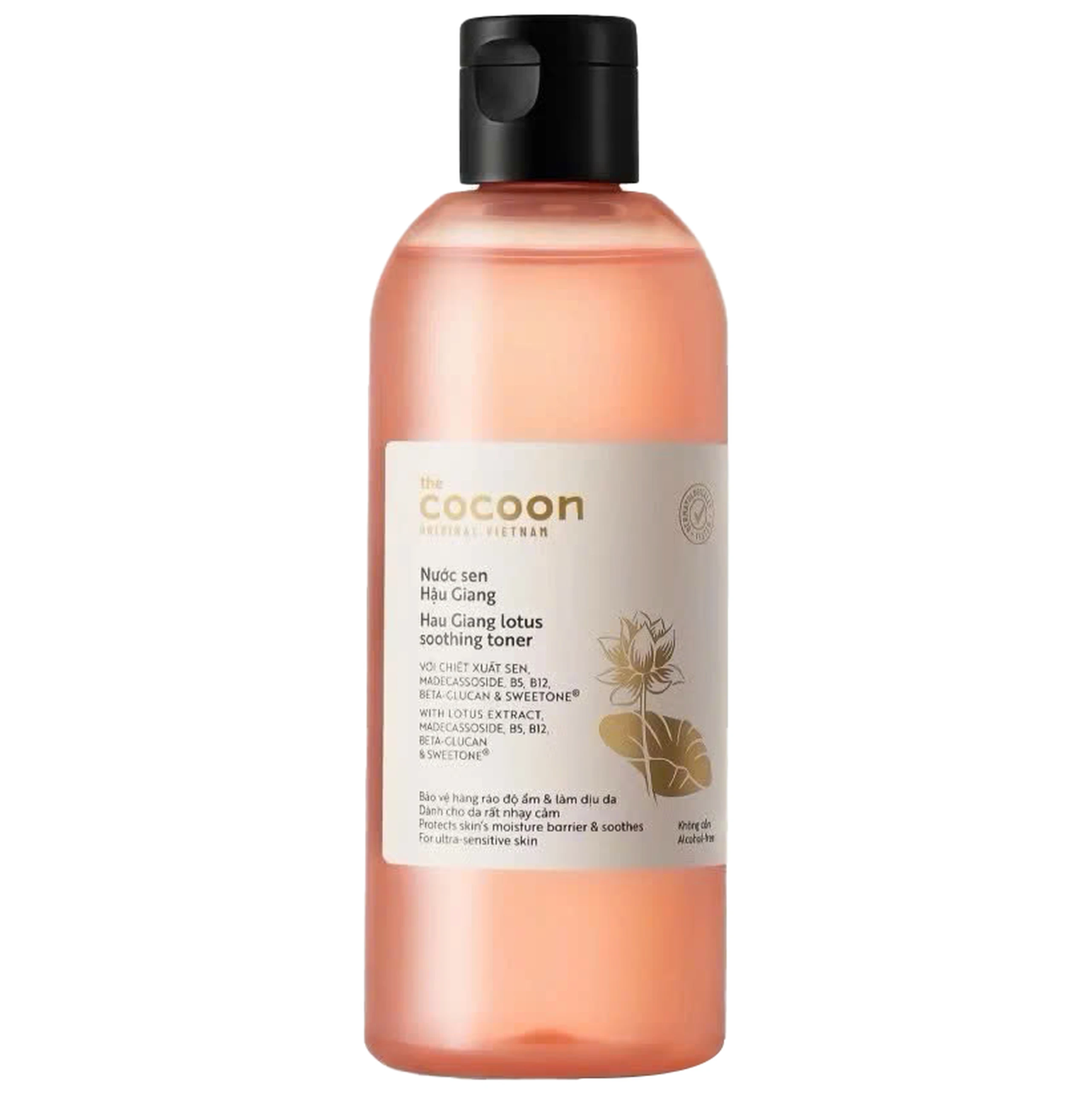 Nước toner, cân bằng, làm dịu da Cocoon Sen Hậu Giang (310ml)