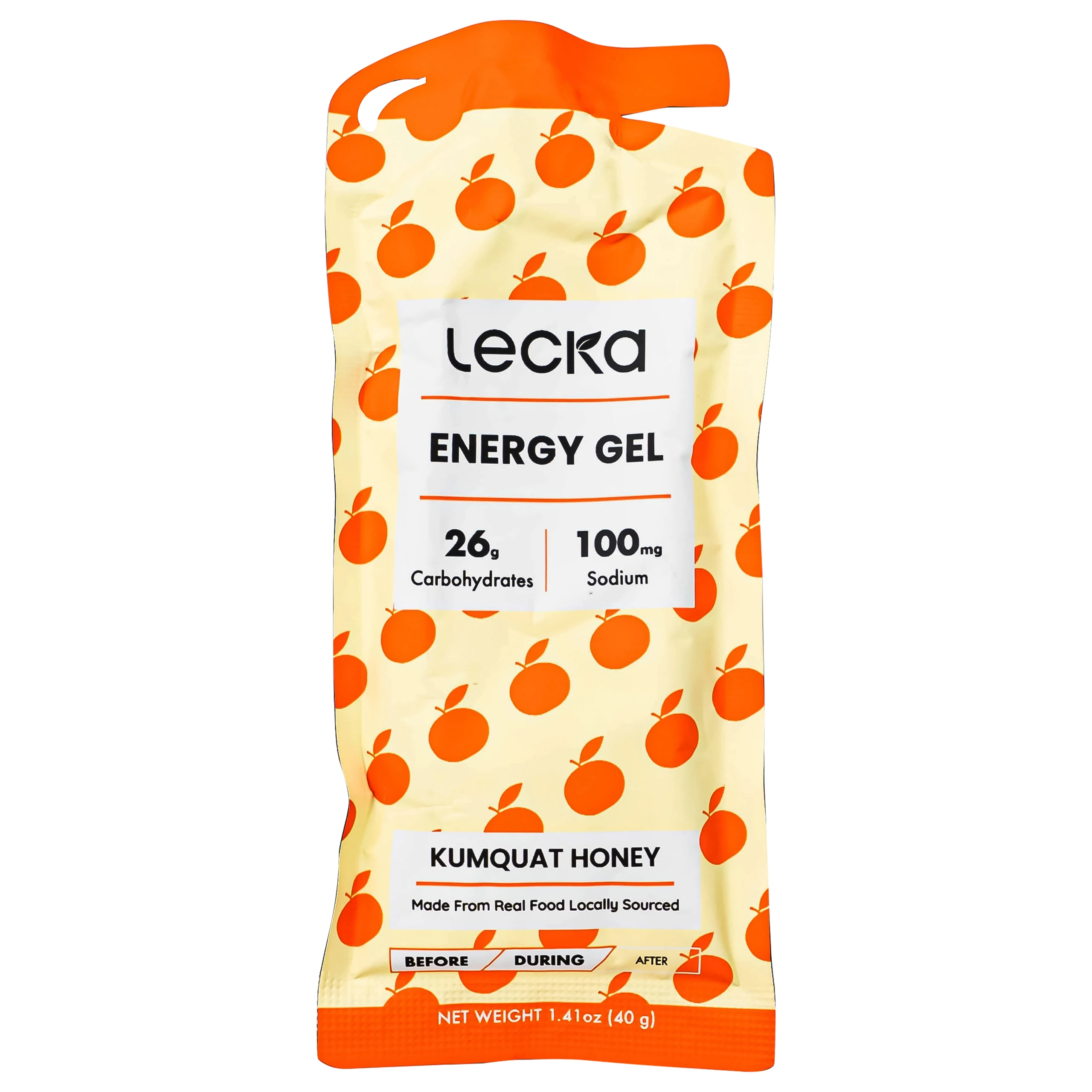 Gel năng lượng Lecka vị tắc mật ong 12 gói x 40g