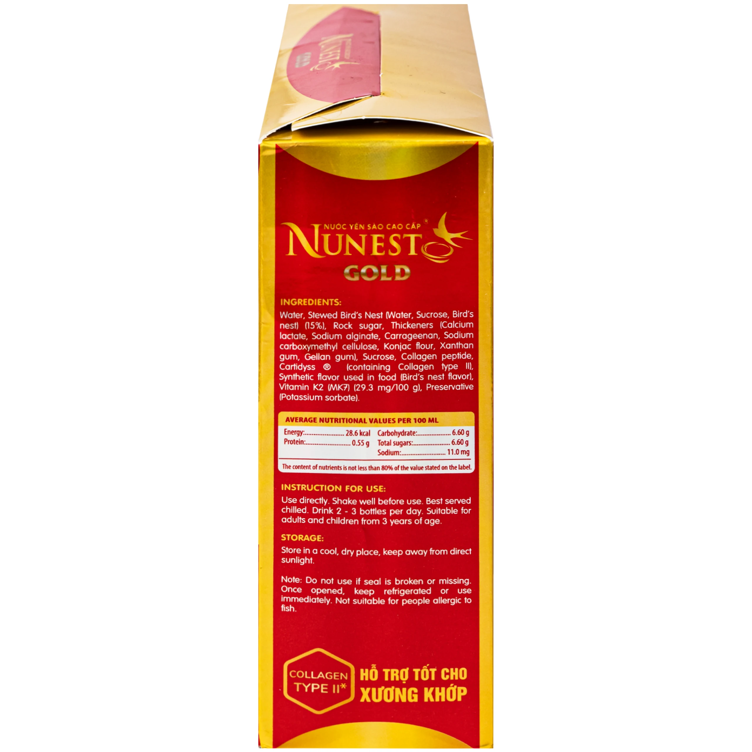 Nước Yến Cao Cấp Nunest Gold (6 hũ x 70ml) 5