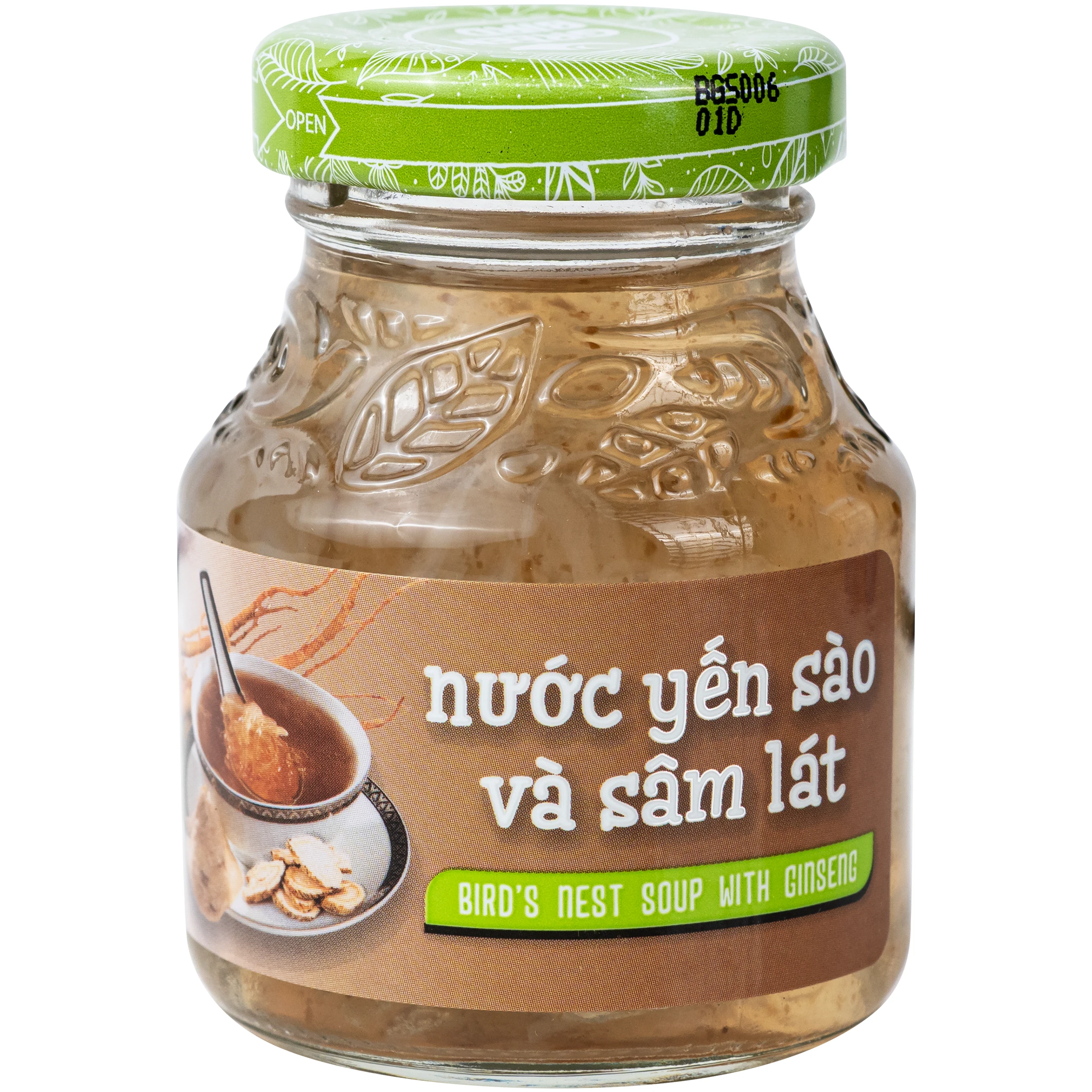 Nước yến sào và sâm lát Green Bird (8 hũ x 72g) 3