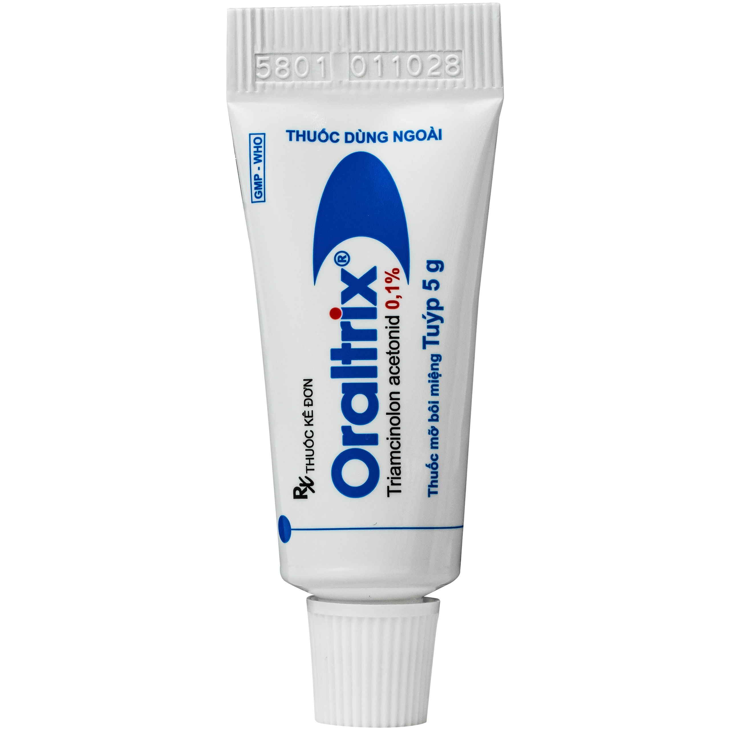Thuốc mỡ Oraltrix 0.1% An Thiên giảm triệu chứng viêm nhiễm khoang miệng, loét do chấn thương (Hộp 5g) 5