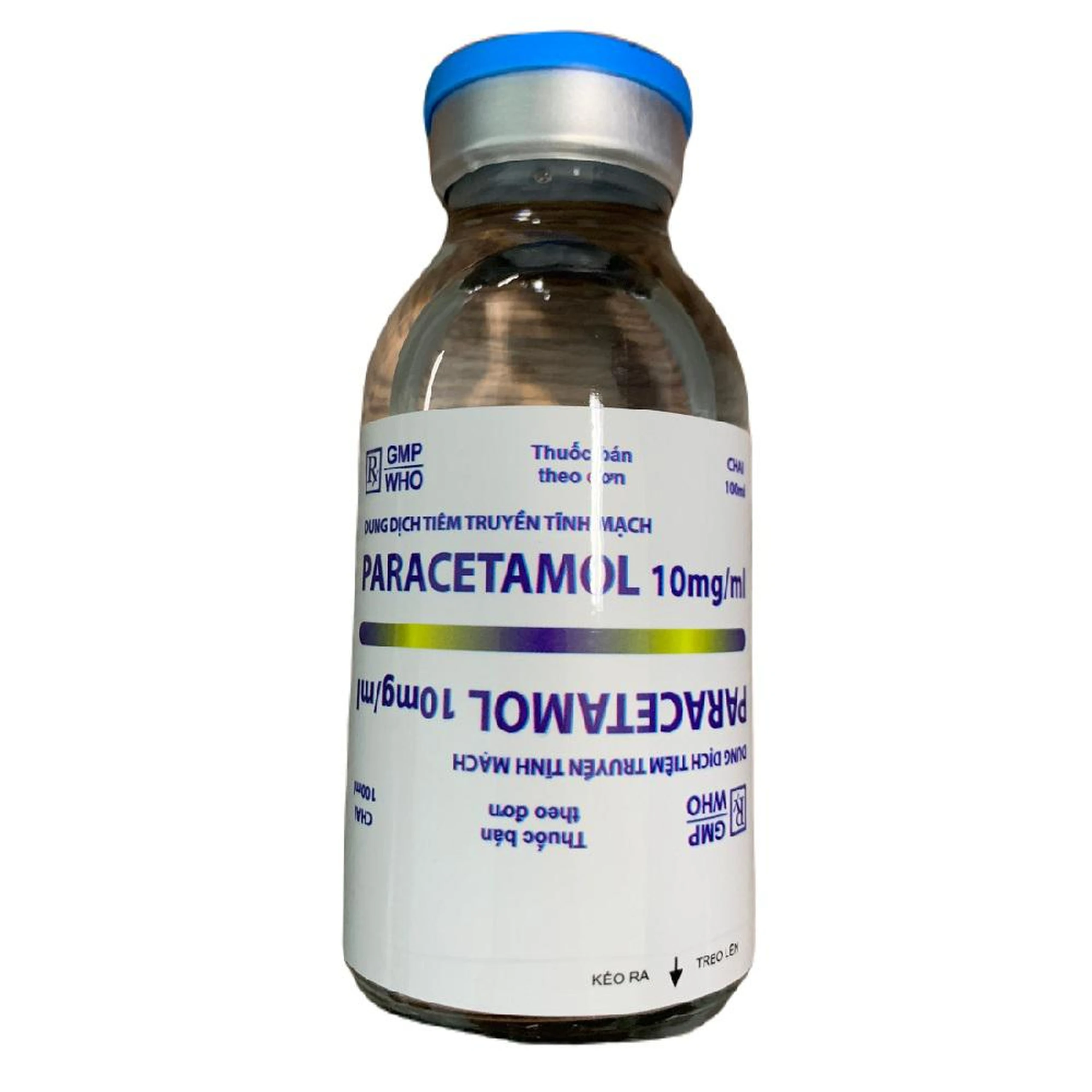 Dung dịch tiêm truyền tĩnh mạch Paracetamol 10mg/ml Allomed giảm các triệu chứng đau và sốt, đau đầu