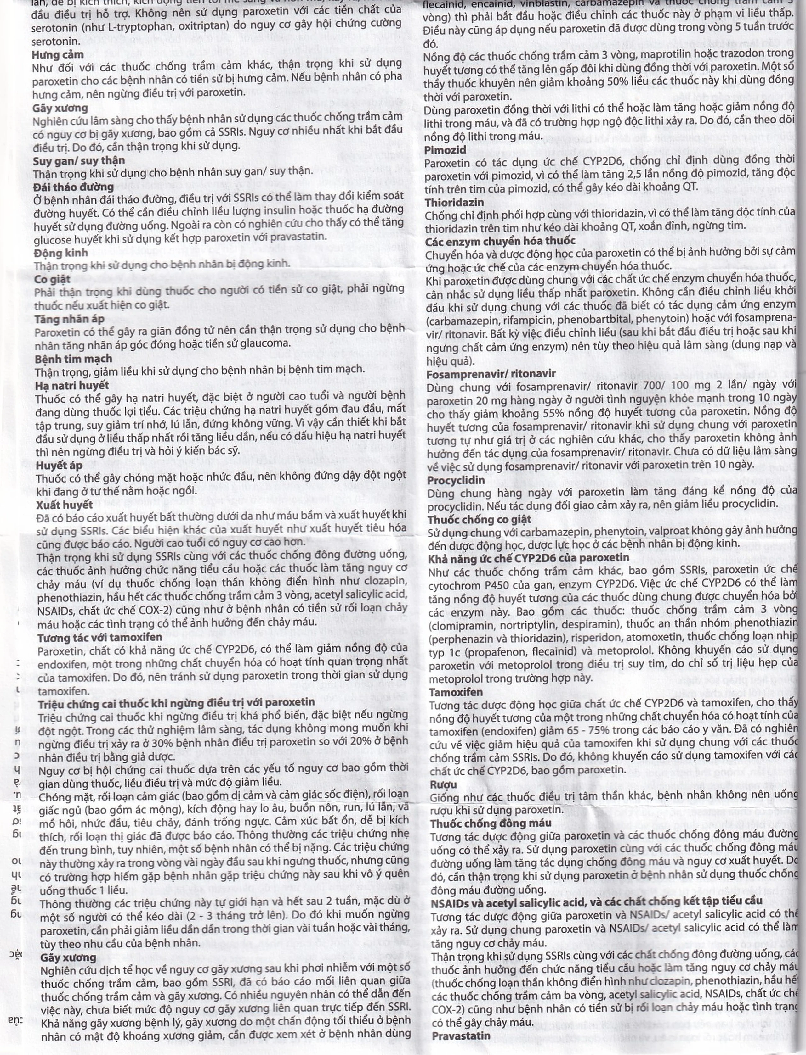 Viên nén Parokey 20mg DaViPharm điều trị trầm cảm, rối loạn ám ảnh cưỡng bức (3 vỉ x 10 viên) 