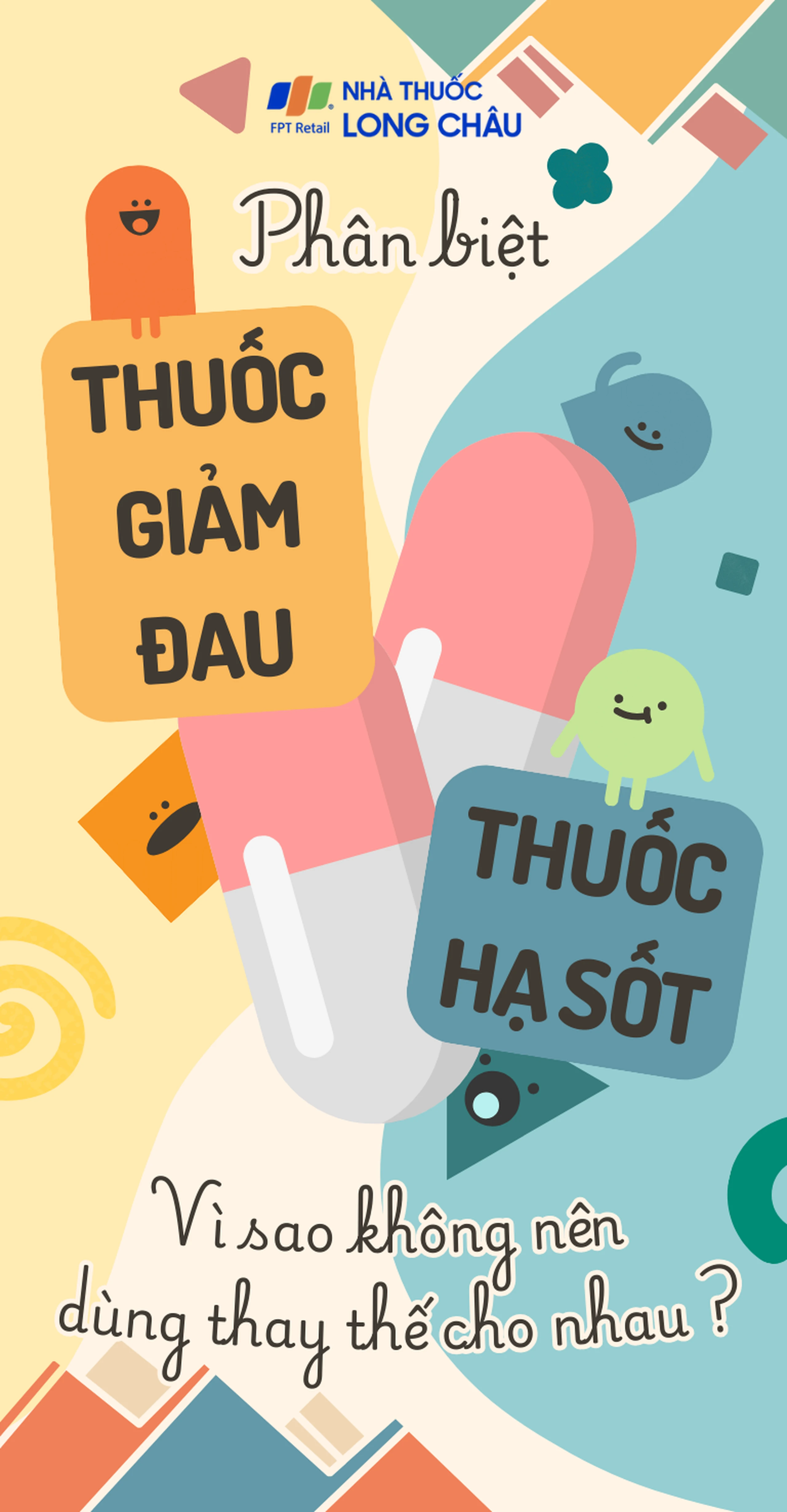 Phân biệt thuốc giảm đau và thuốc hạ sốt - Vì sao không nên dùng thay thế cho nhau? mobile