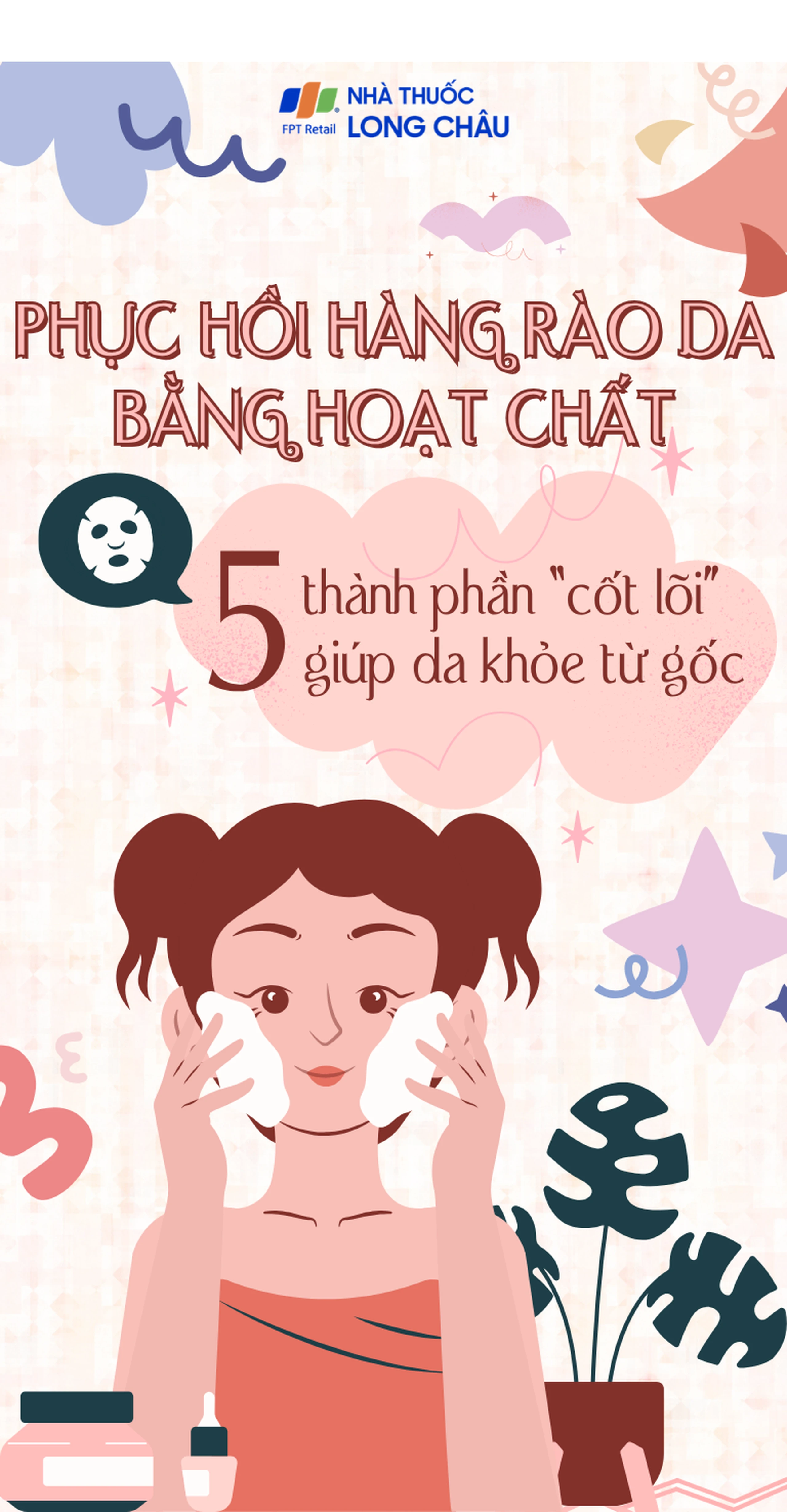 Phục hồi hàng rào da bằng hoạt chất: 5 thành phần “cốt lõi” giúp da khỏe từ gốc mobile
