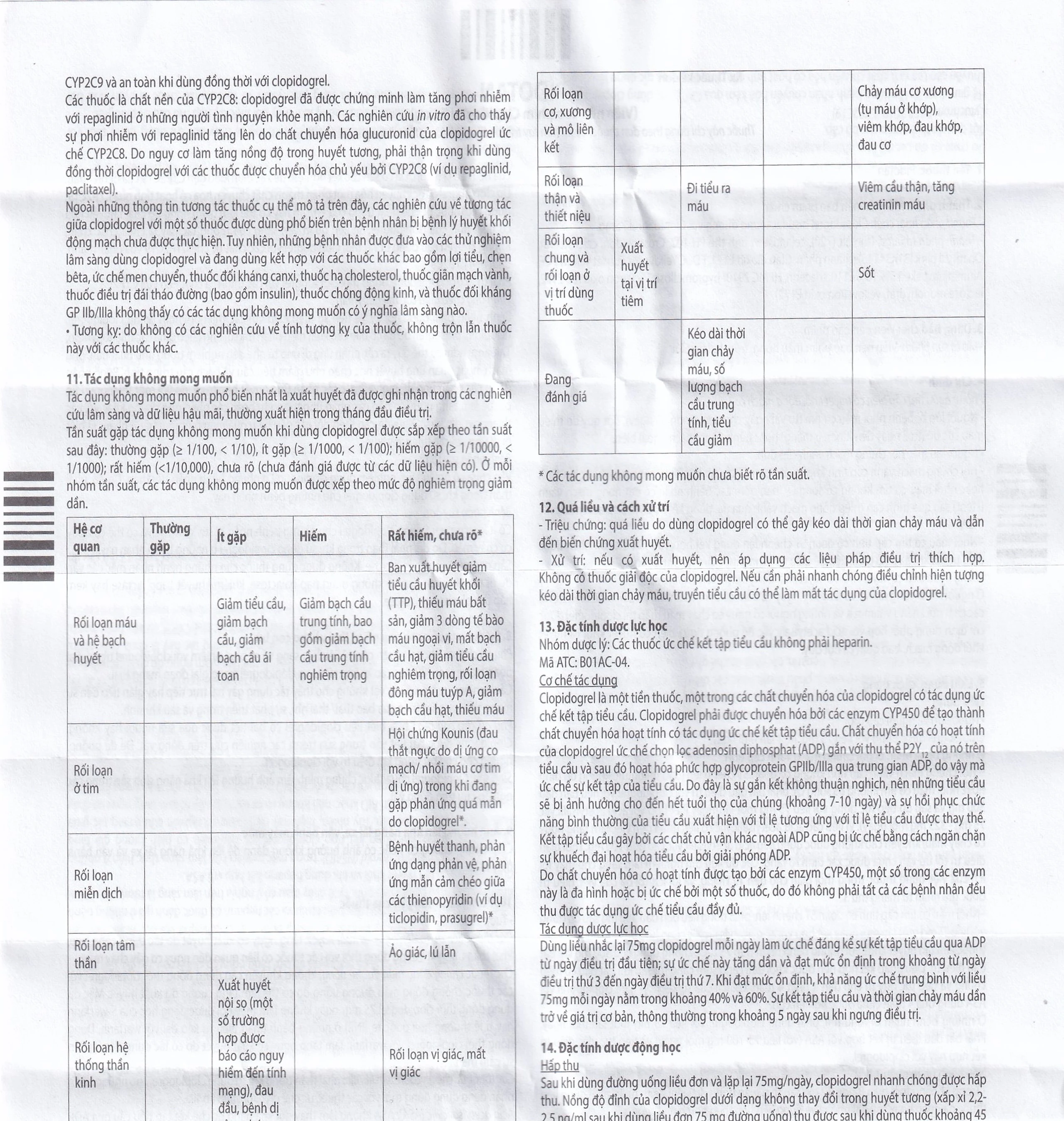 Thuốc Pidotan 75mg One Pharma phòng ngừa huyết khối động mạch và rung nhĩ (4 vỉ x 7 viên)