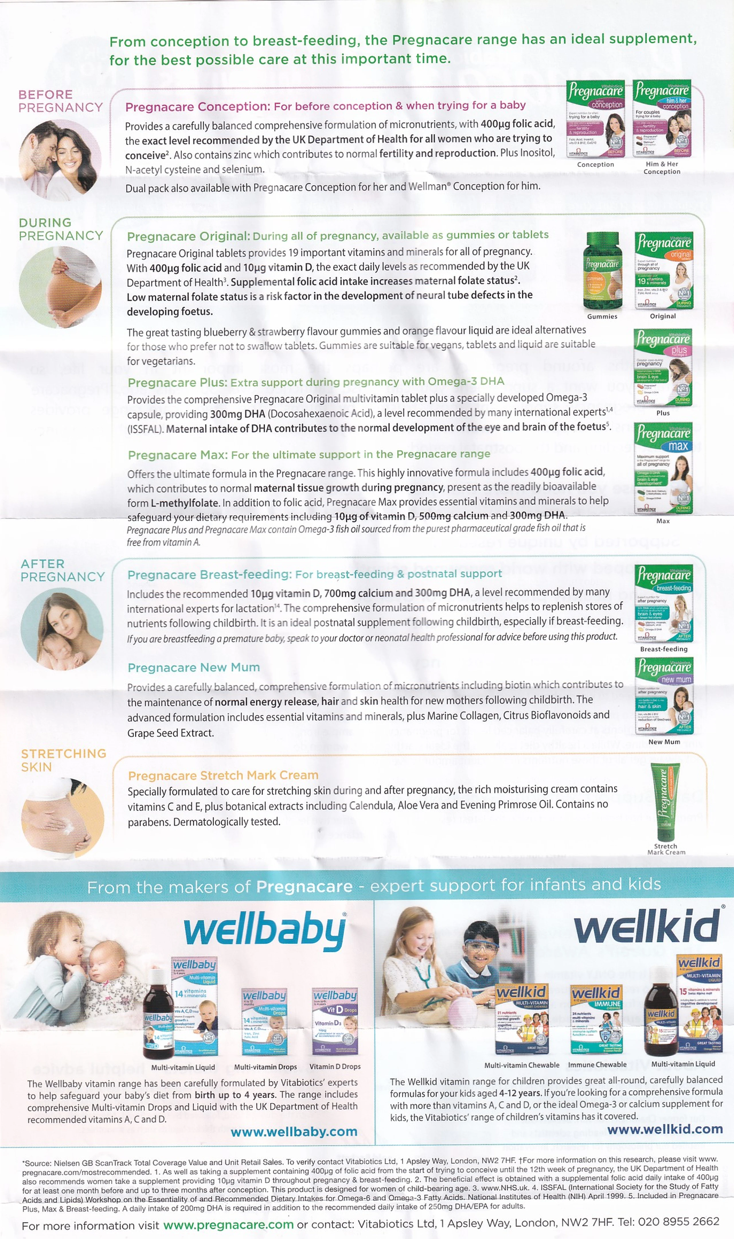 Viên uống bổ sung Vitamin Omega-3 và khoáng chất Vitabiotics Pregnacare Plus (56 viên)