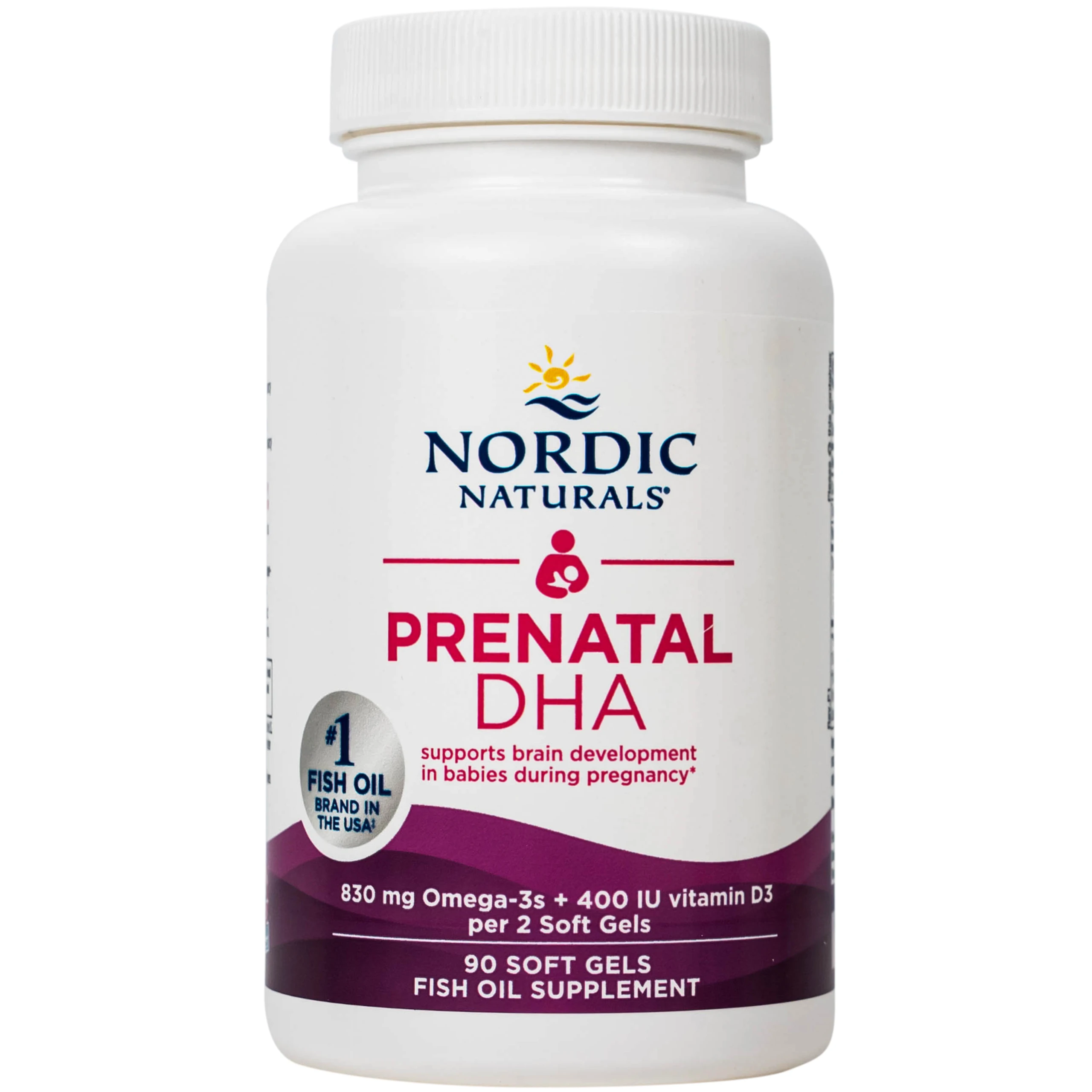 Viên uống cho phụ nữ mang thai và cho con bú Nordic Naturals Prenatal DHA (90 viên)