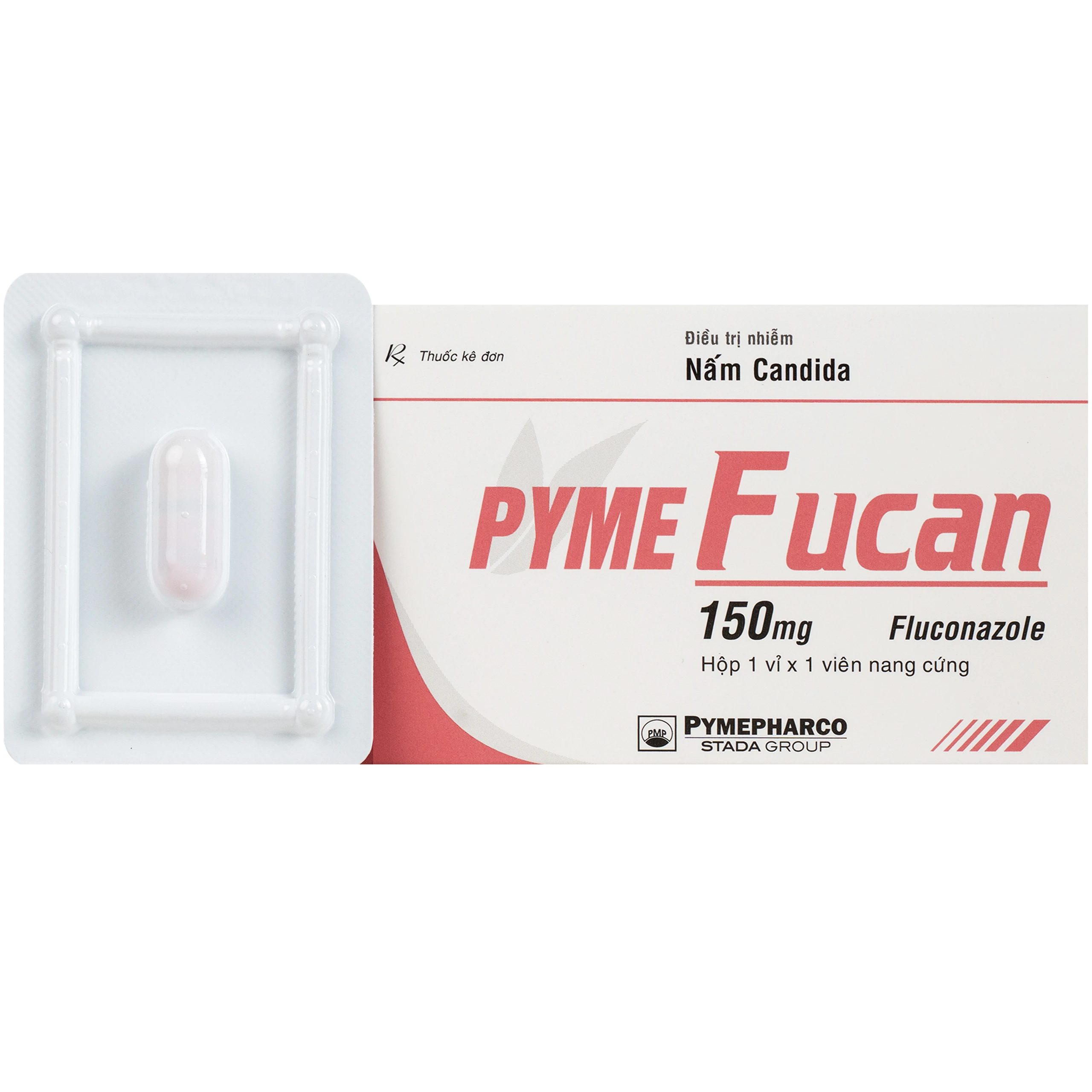 Thuốc Pyme Fucan Pymepharco điều trị nhiễm nấm Candida (1 Vỉ x 1 viên) 1