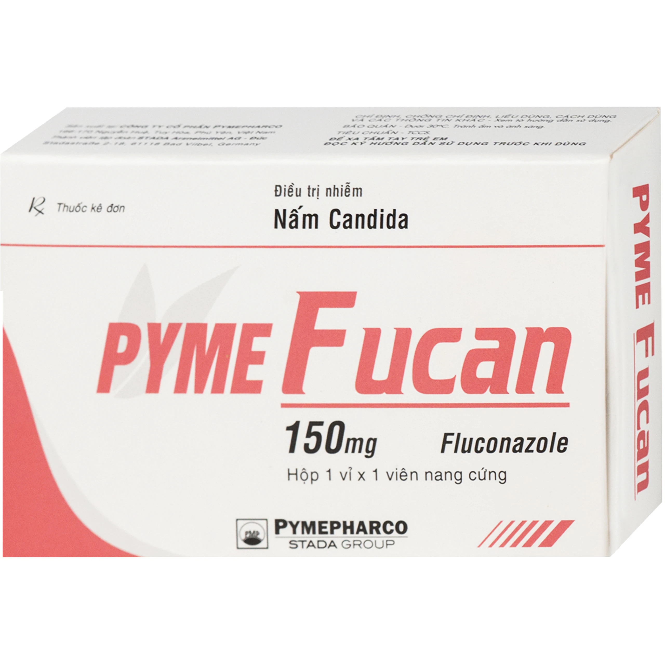 Thuốc Pyme Fucan Pymepharco điều trị nhiễm nấm Candida (1 Vỉ x 1 viên) 2