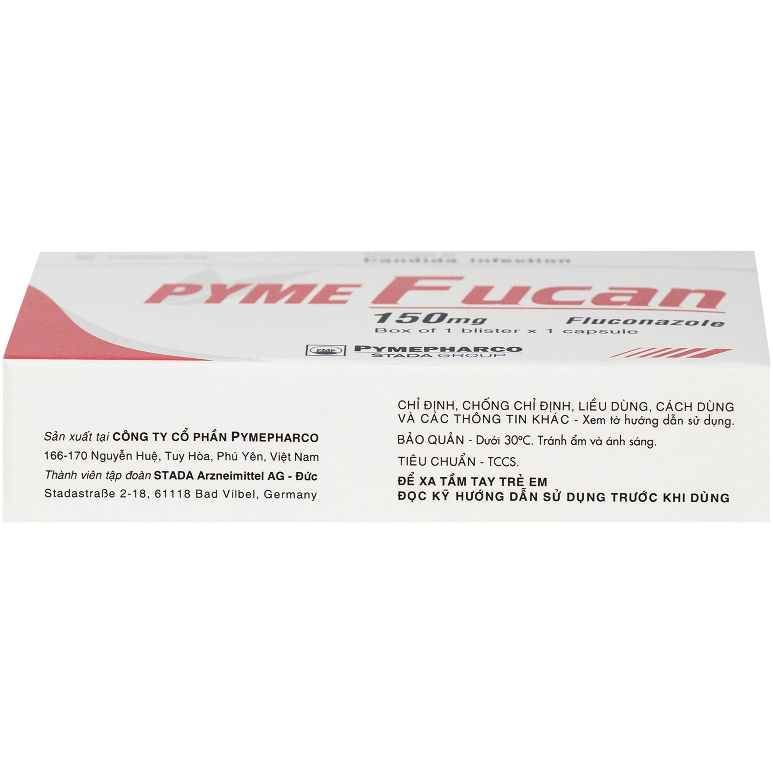 Thuốc Pyme Fucan Pymepharco điều trị nhiễm nấm Candida (1 Vỉ x 1 viên) 3