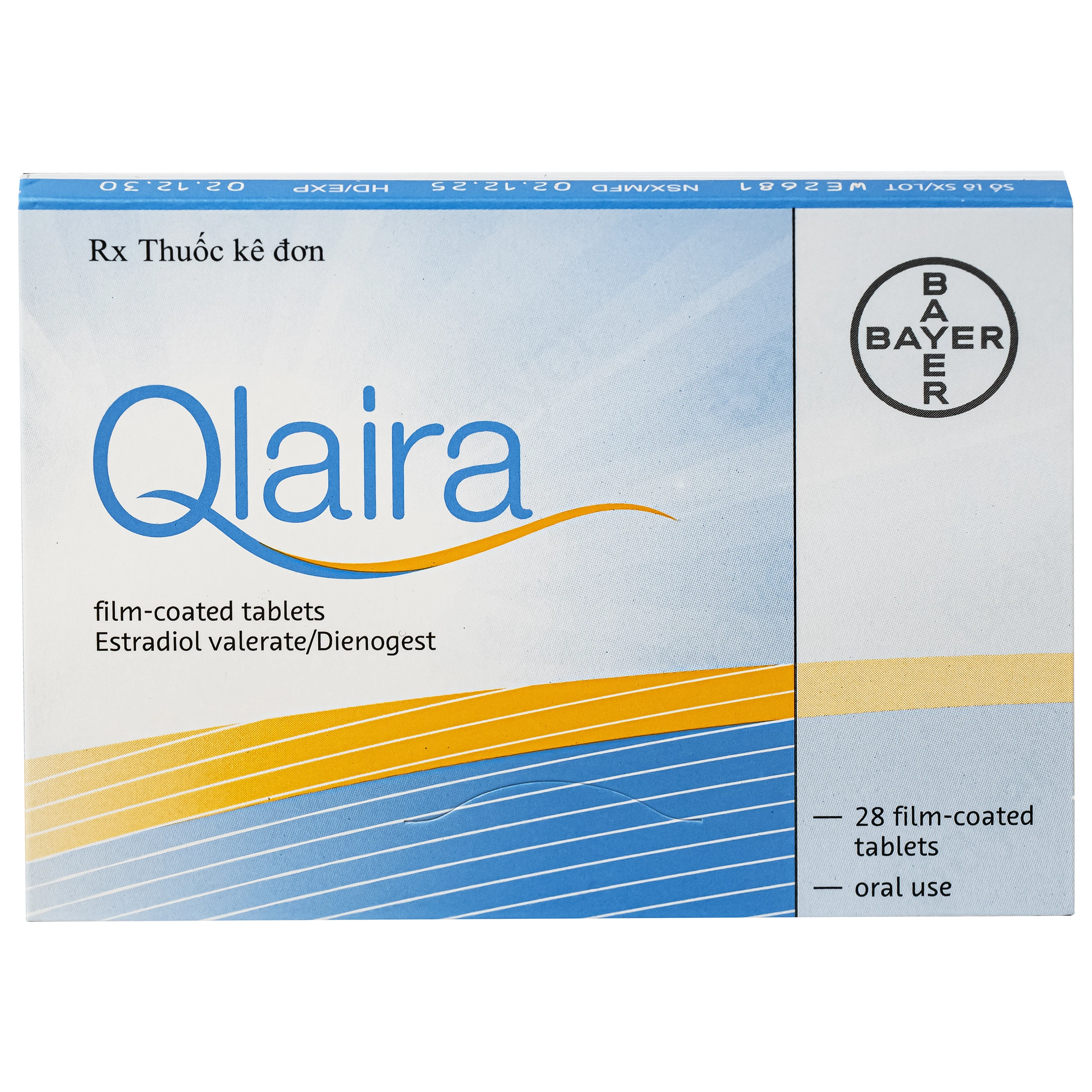 Thuốc Qlaira Bayer chỉ định tránh thai đường uống (1 vỉ x 28 viên) 1