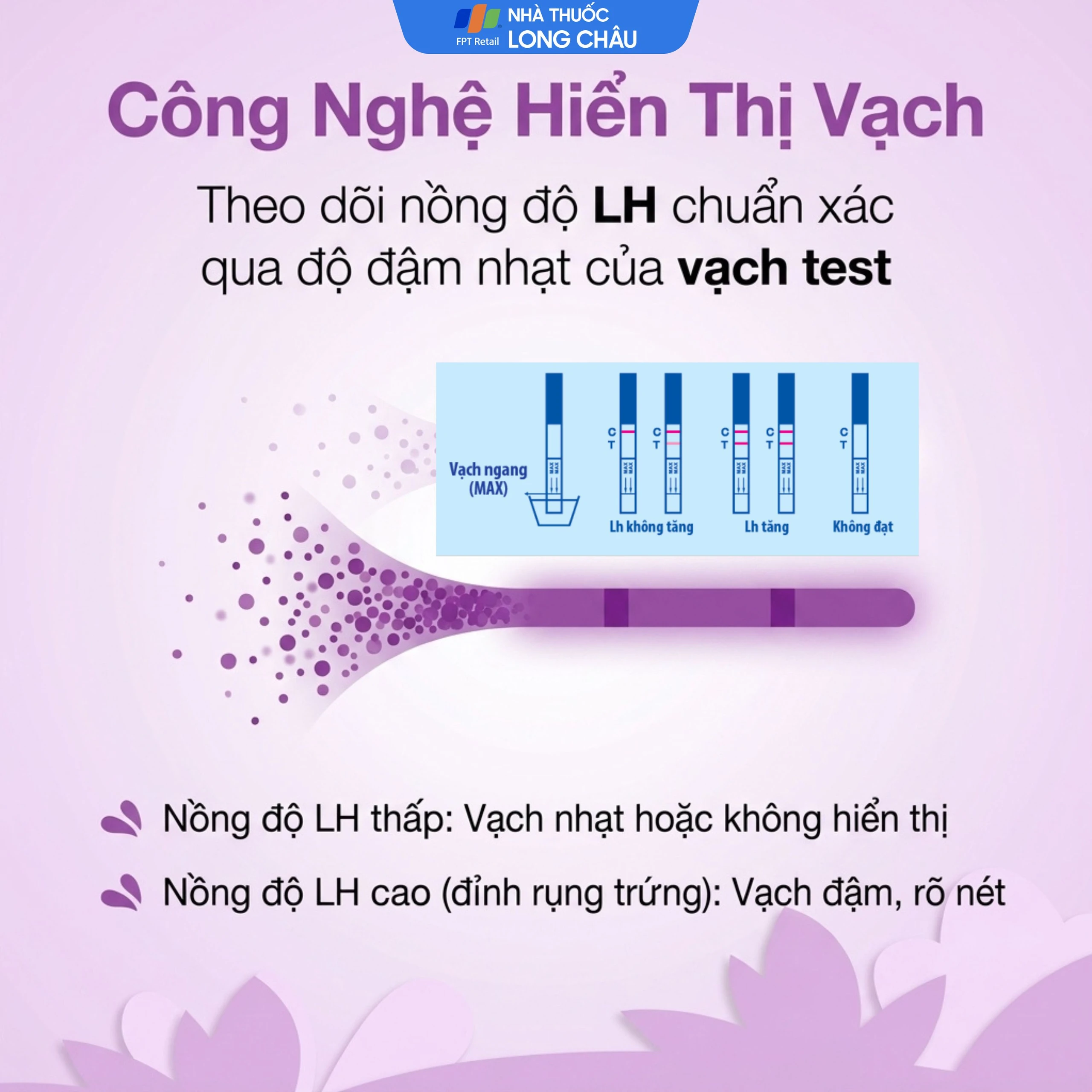 Que thử rụng trứng LH-Tana (12 cái) dùng xác định ngày rụng trứng nhanh chóng, đơn giản 6