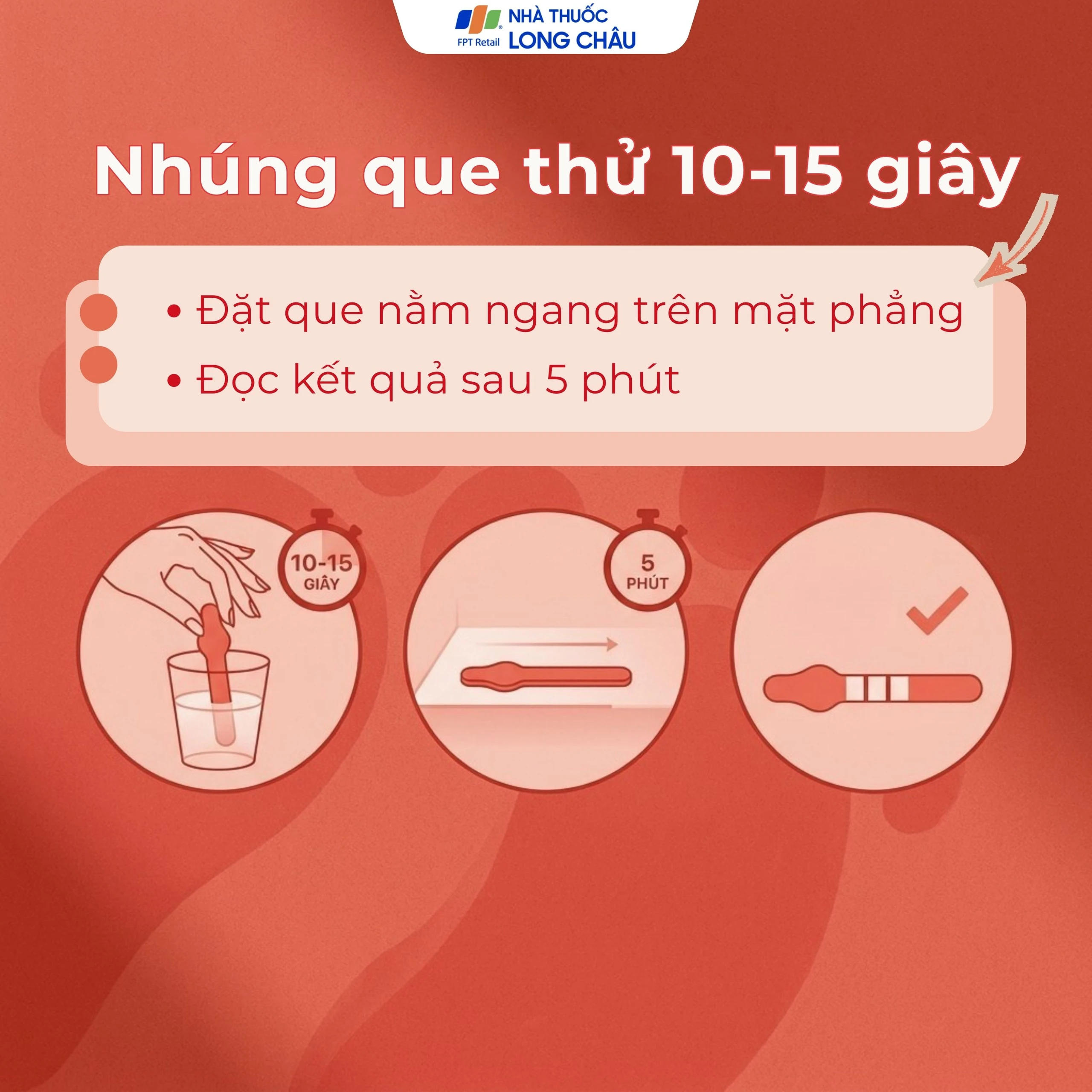 Que thử rụng trứng Safefit test (7 cái) dùng xác định ngày rụng trứng nhanh chóng, đơn giản 6