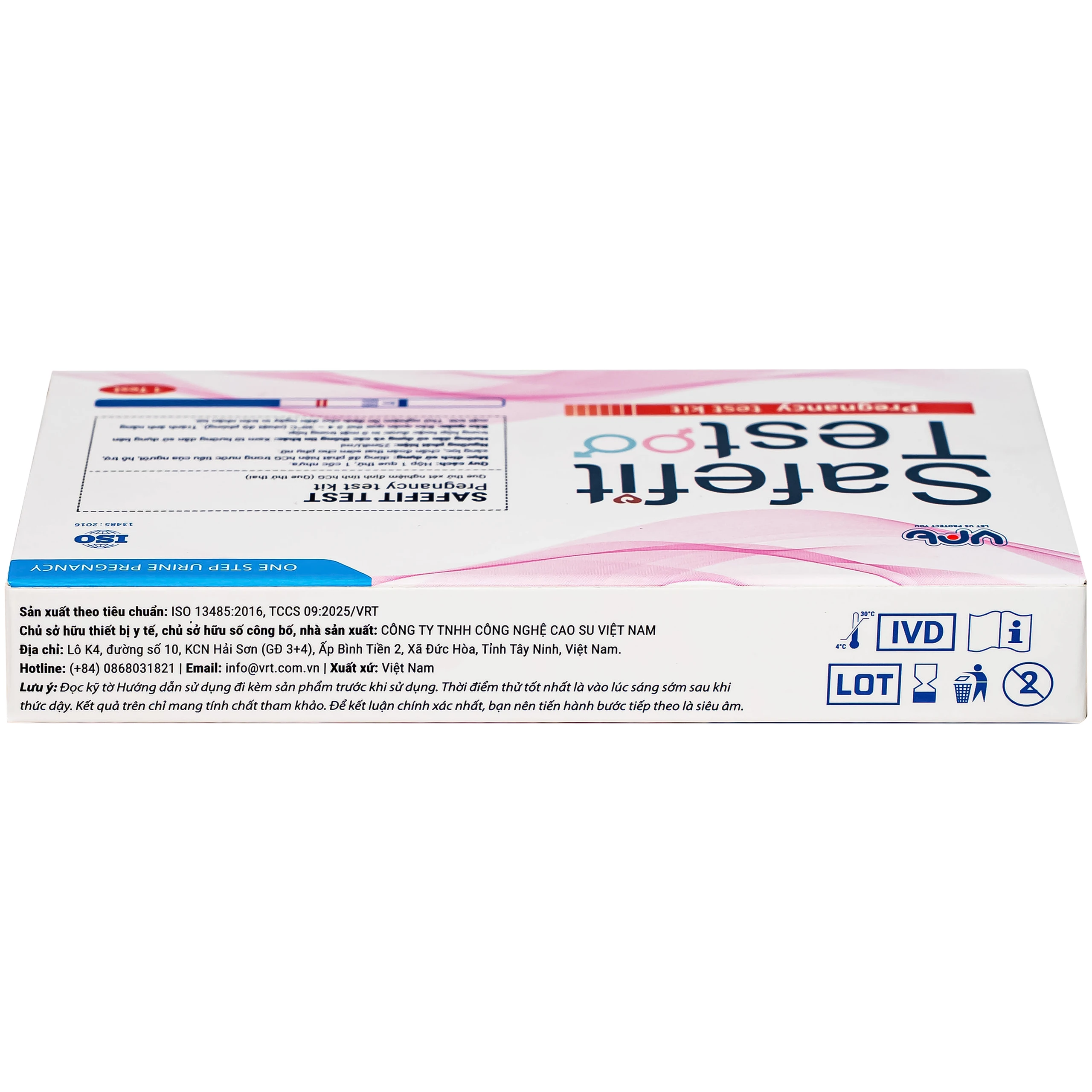Que thử thai HCG Safefit giúp phát hiện sớm thai kỳ sau 7-10 ngày thụ thai