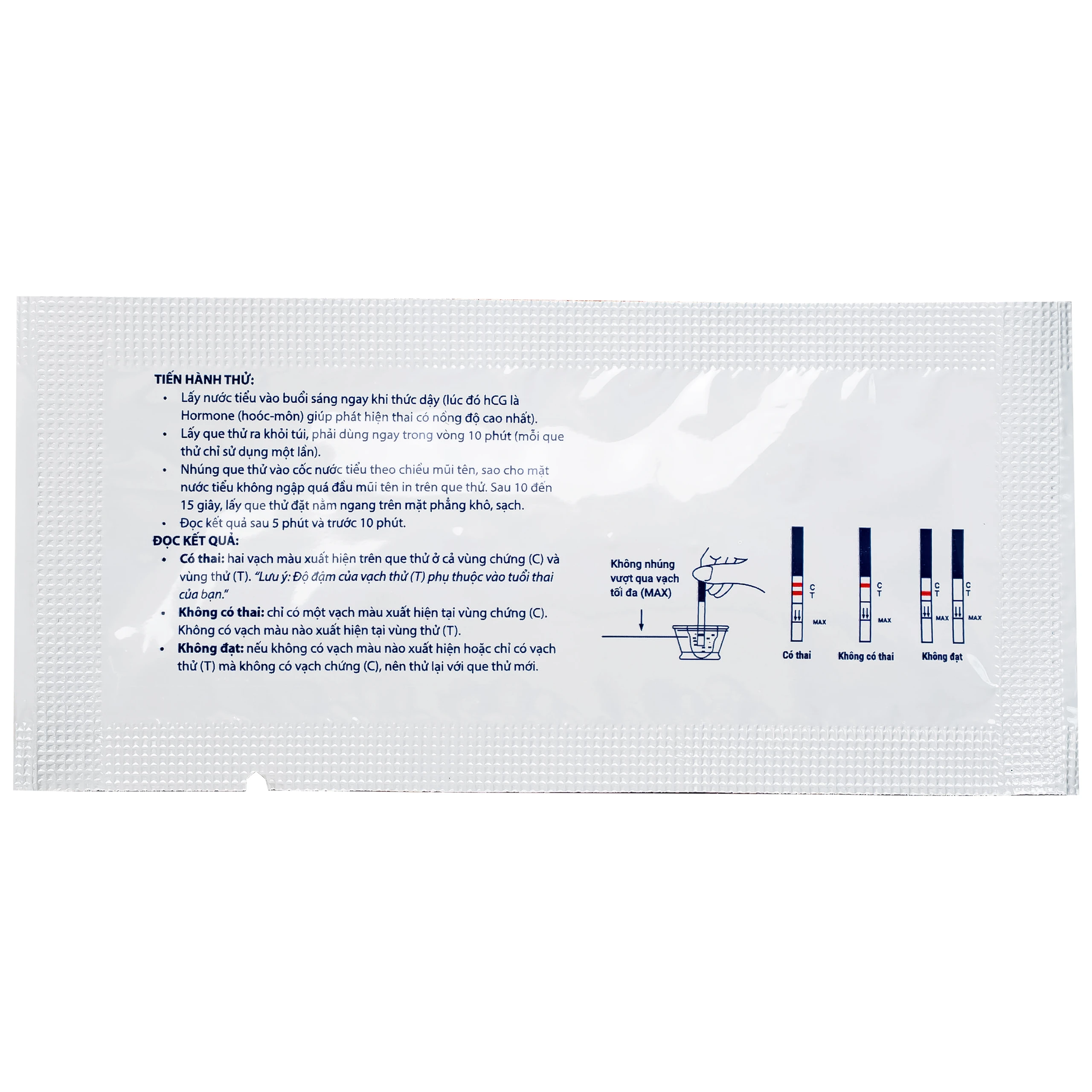 Que thử thai HCG Safefit giúp phát hiện sớm thai kỳ sau 7-10 ngày thụ thai