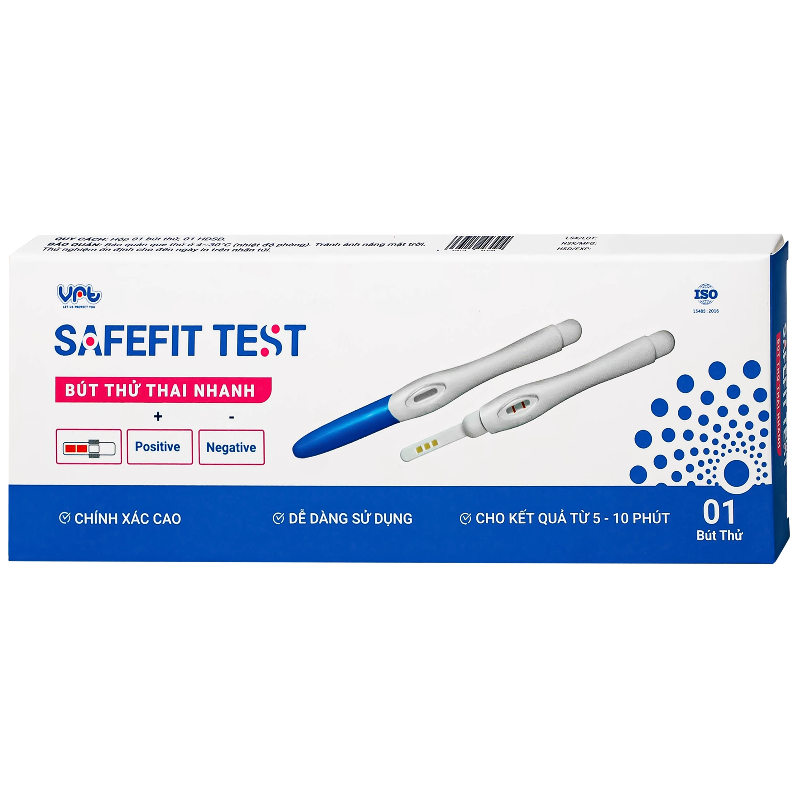 Que thử thai Safefit Test dạng bút giúp phát hiện sớm thai kỳ sau 7-10 ngày thụ thai 9