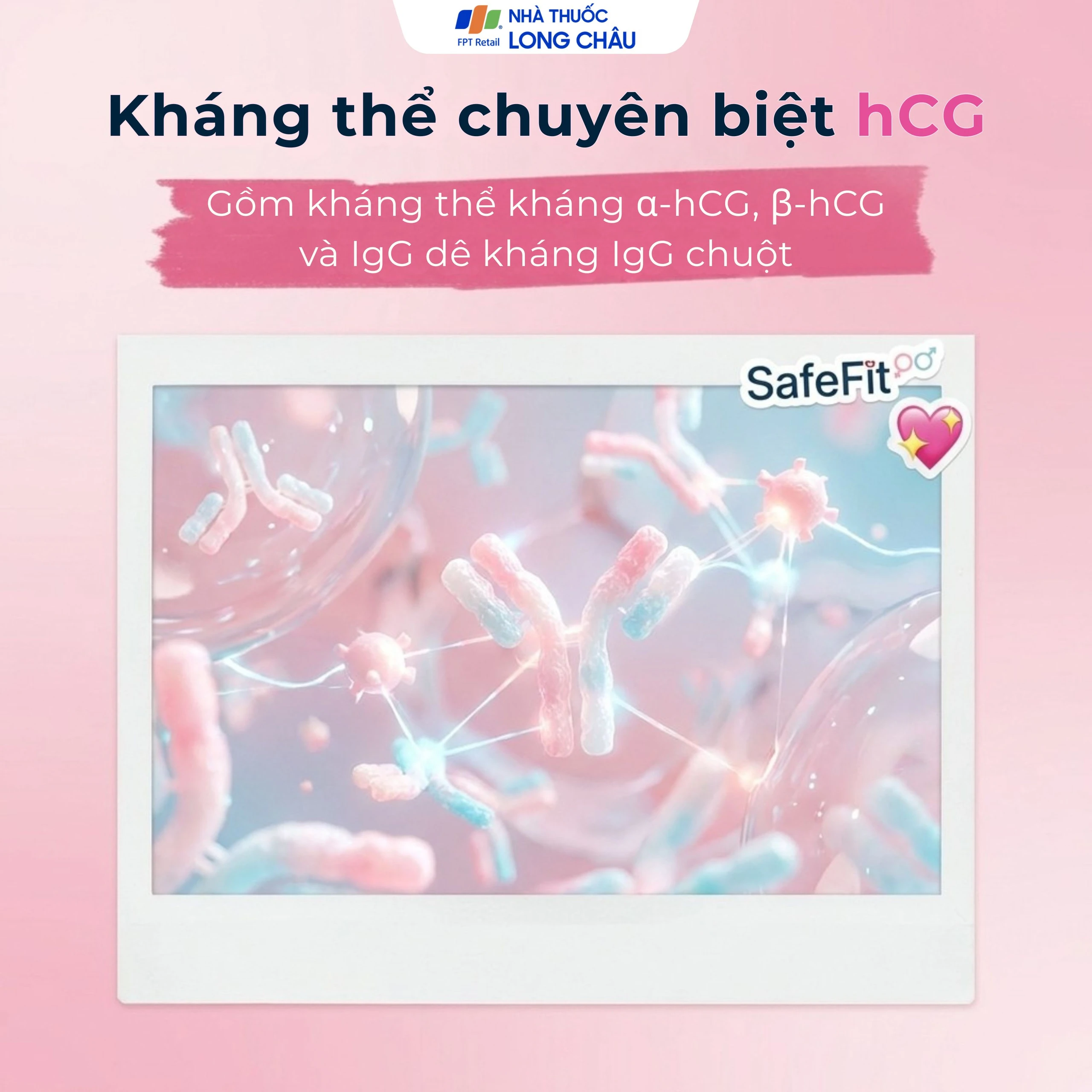 Que thử thai HCG Safefit giúp phát hiện sớm thai kỳ sau 7-10 ngày thụ thai