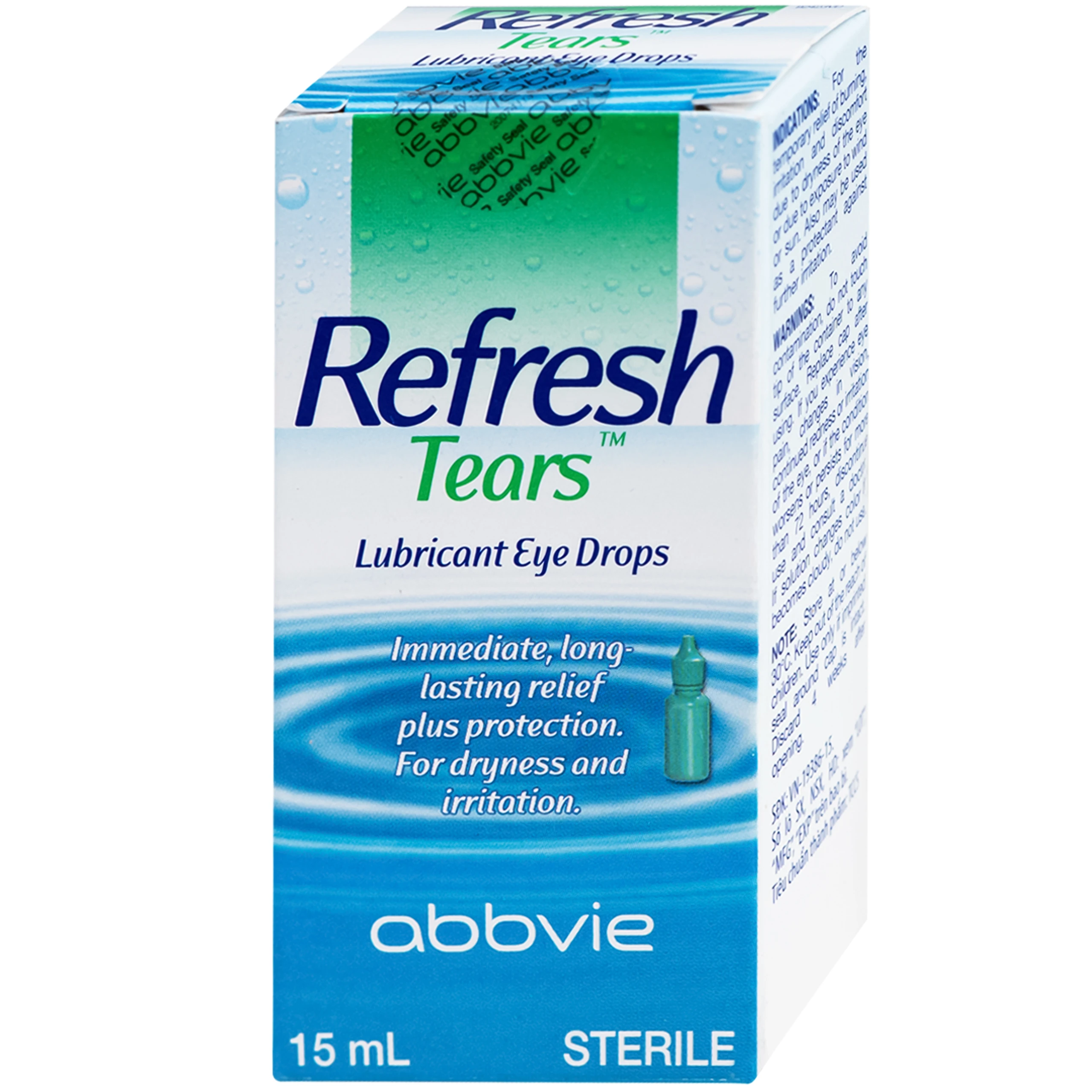 Thuốc nhỏ mắt Refresh Tears Abbvie giảm khô mắt, mắt đỏ (15ml) 3