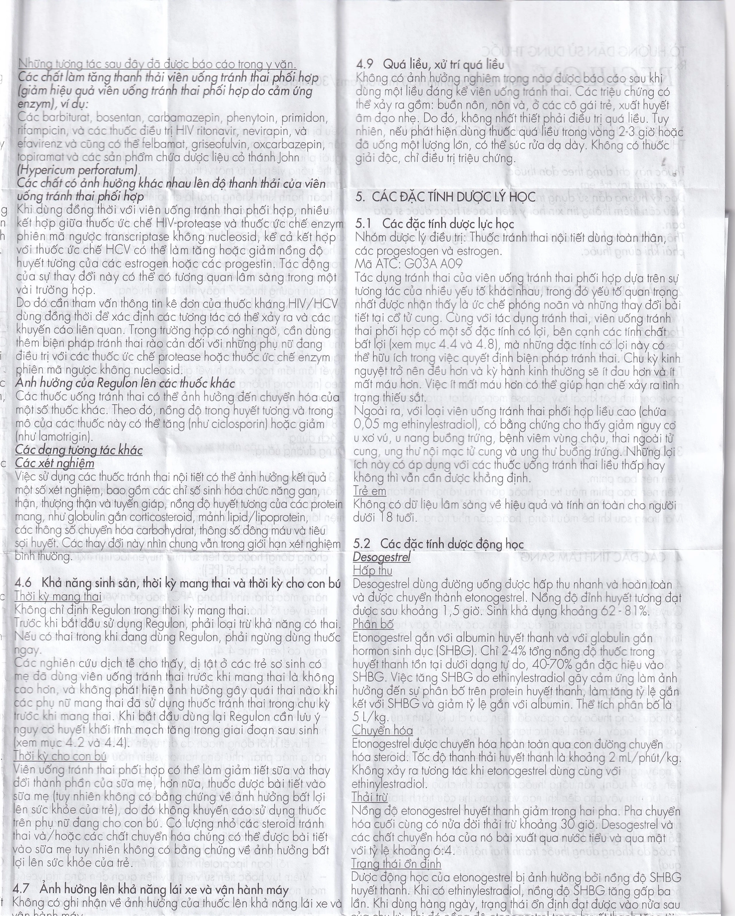 Thuốc Regulon Gedeon tránh thai hằng ngày (1 vỉ x 21 viên)