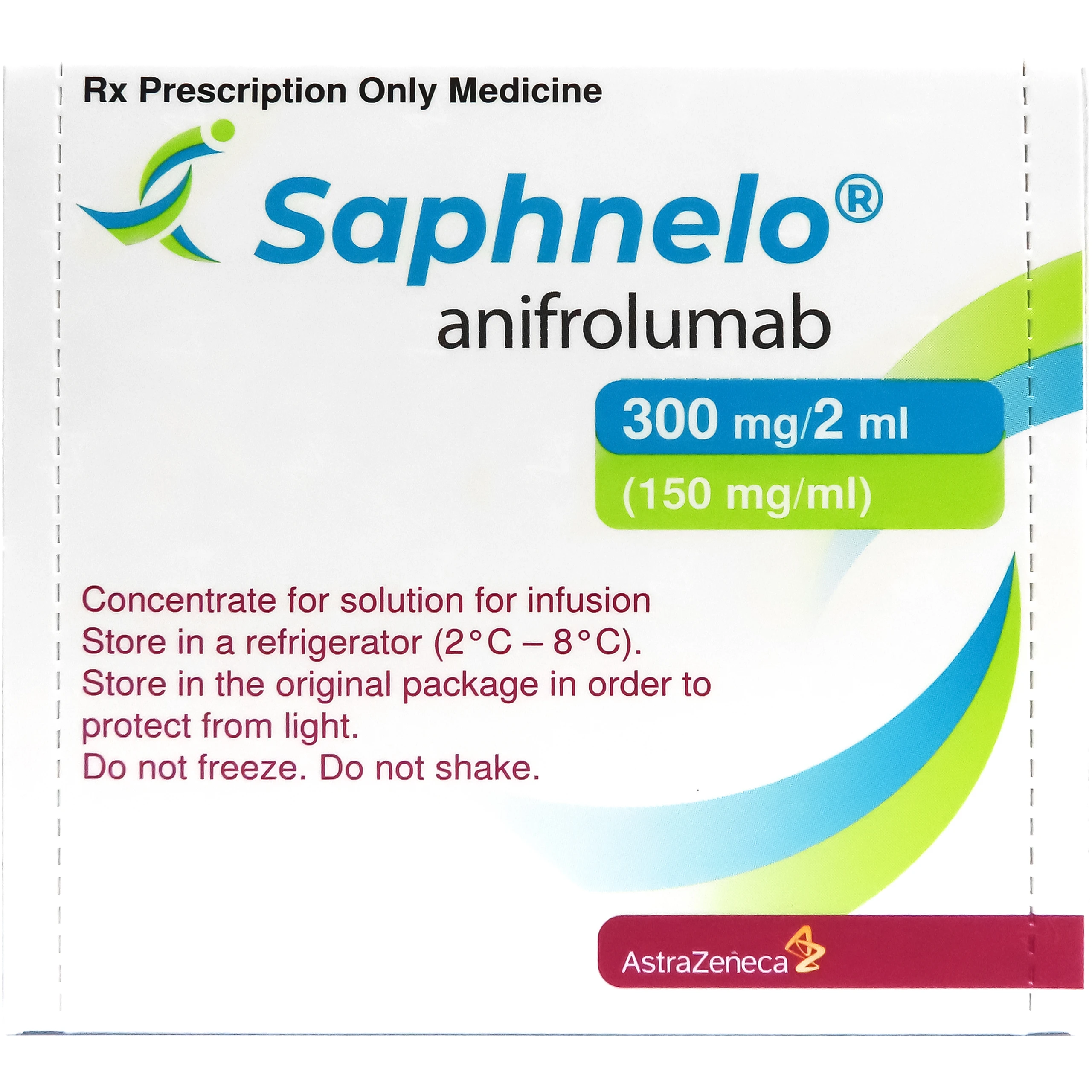 Dung dịch tiêm truyền Saphnelo 300mg Astrazeneca được chỉ định để điều trị lupus ban đỏ hệ thống (2ml)