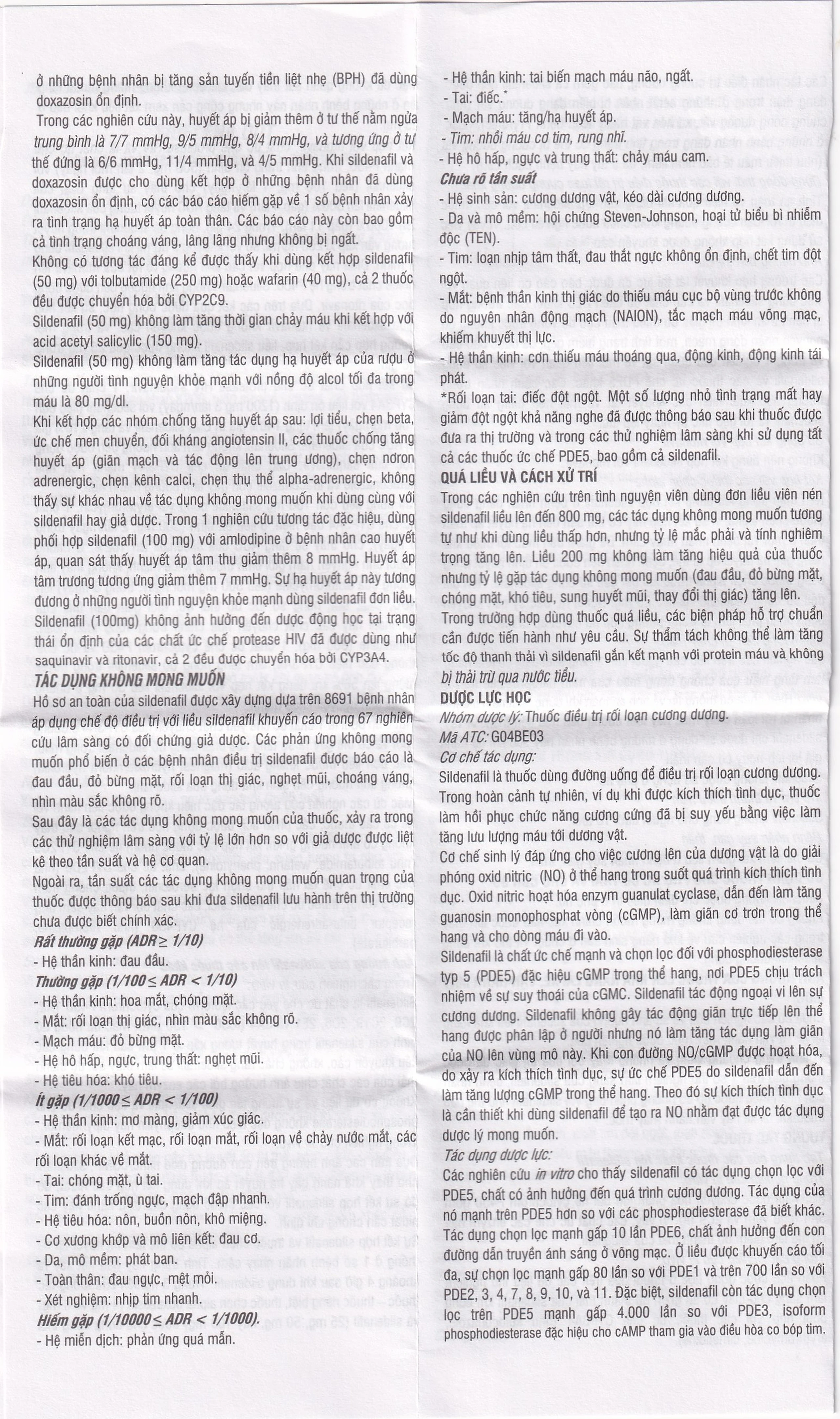 Thuốc Sidelena ODT 50mg Herabiopharm điều trị rối loạn chức năng cương dương ở nam giới (1 vỉ x 4 viên)